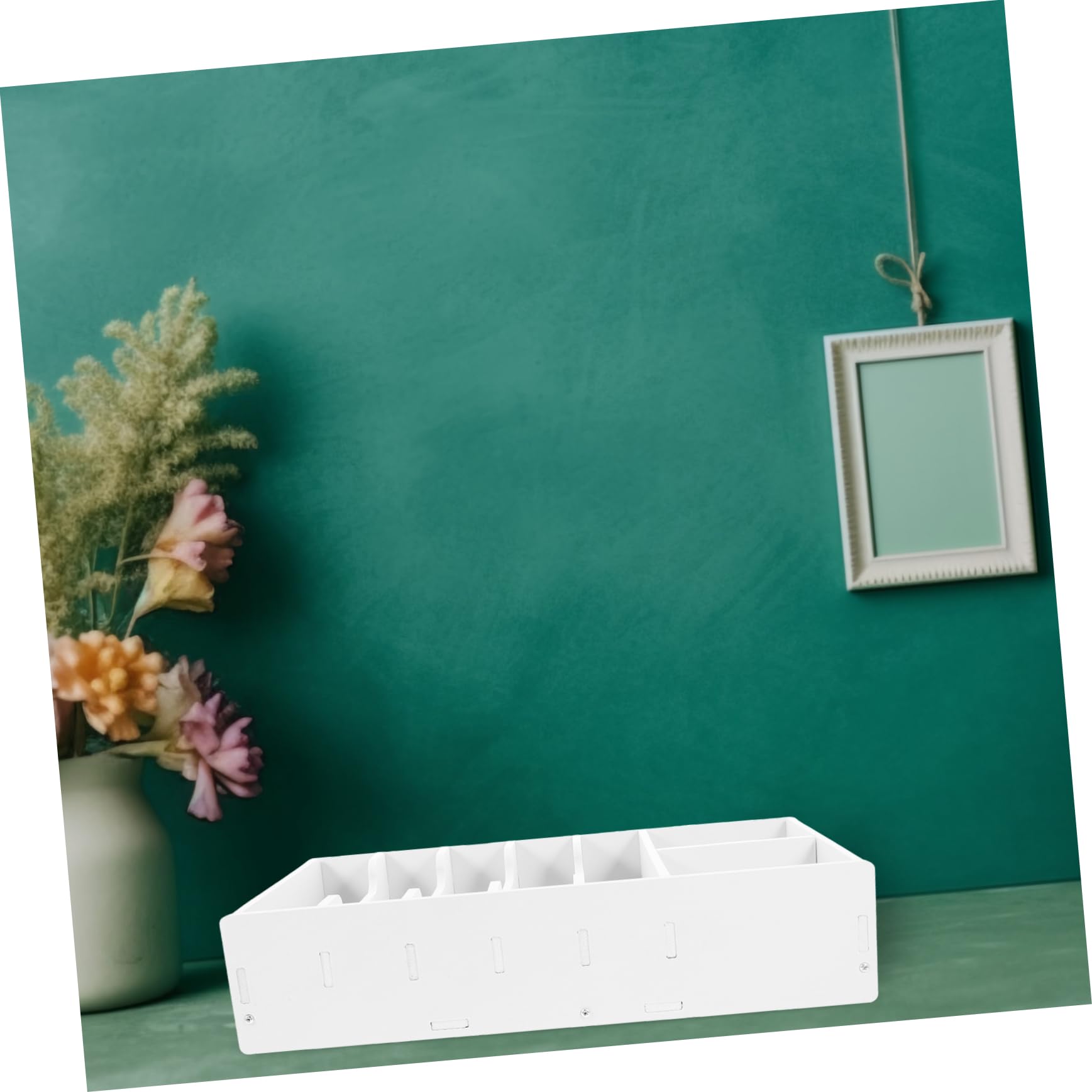 DOITOOL Scatola Organizer in PVC Bianco per Casa