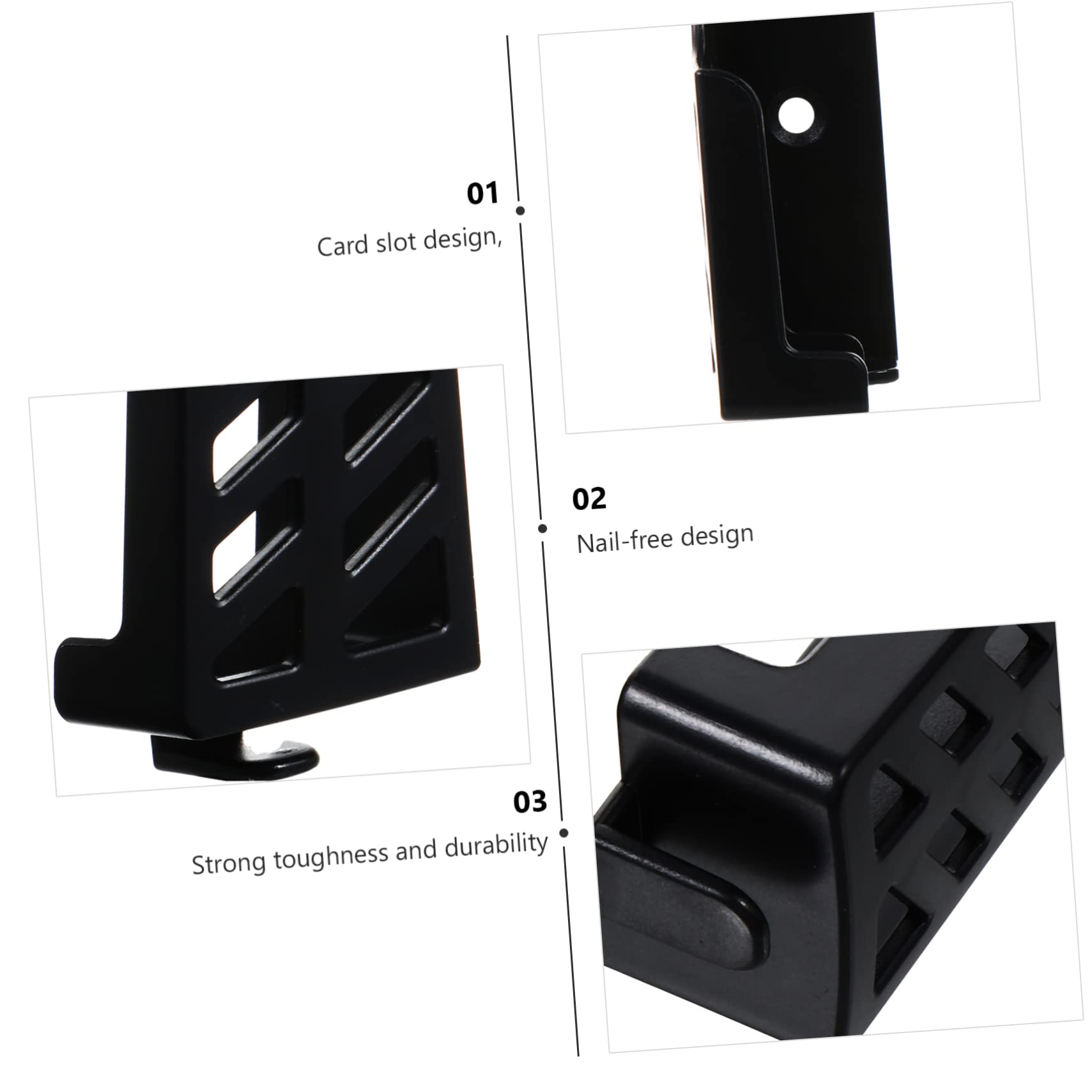 DOITOOL Supporto Parete Tablet Smartphone ABS Adesivo Viti