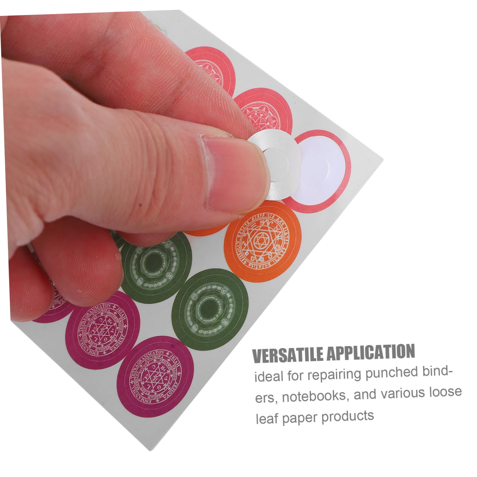 DOITOOL Anellini rinforzo fori adesivi 20 pezzi 1,5 cm