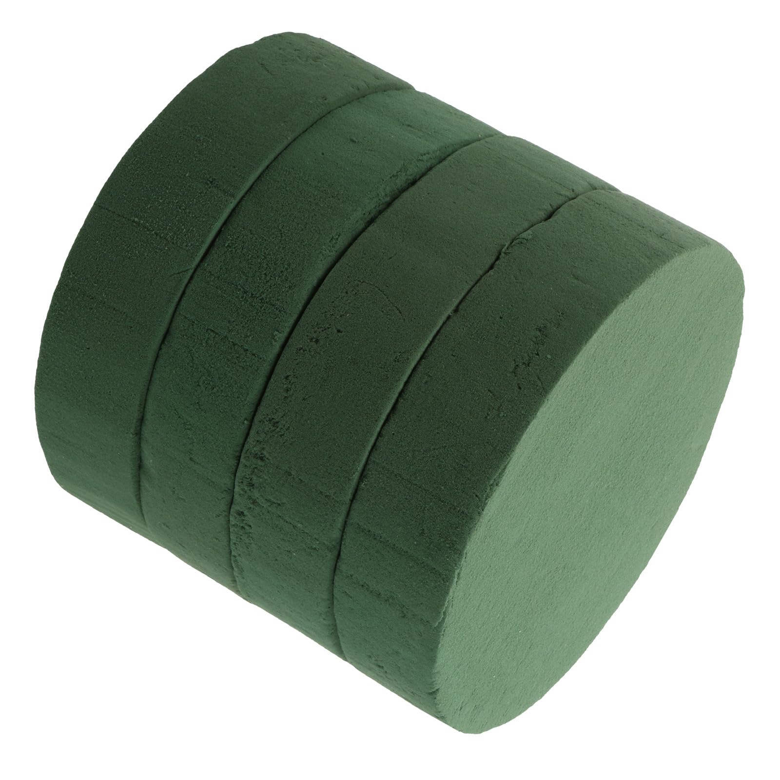 DOITOOL Spugna Floreale Rotonda Verde 4 Pezzi 18x18 cm