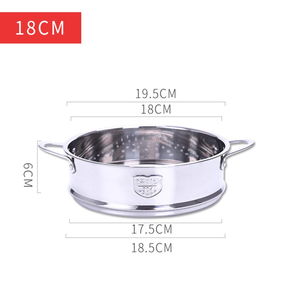 DOITOOL Vaporiera Acciaio Inox 18 cm per Gnocchi e Verdure