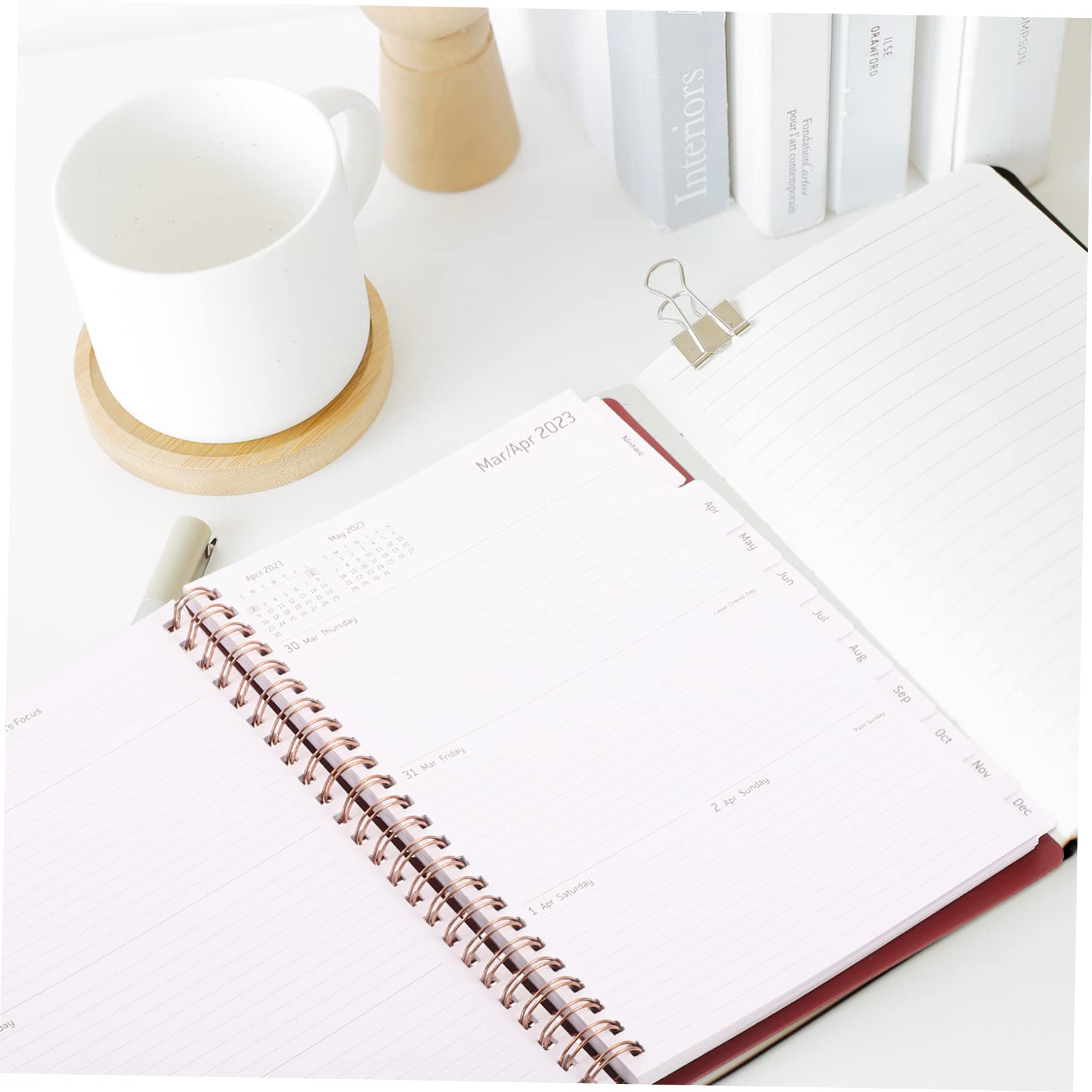 DOITOOL Planner 2023 Spirale Blocco Note Nero Carta