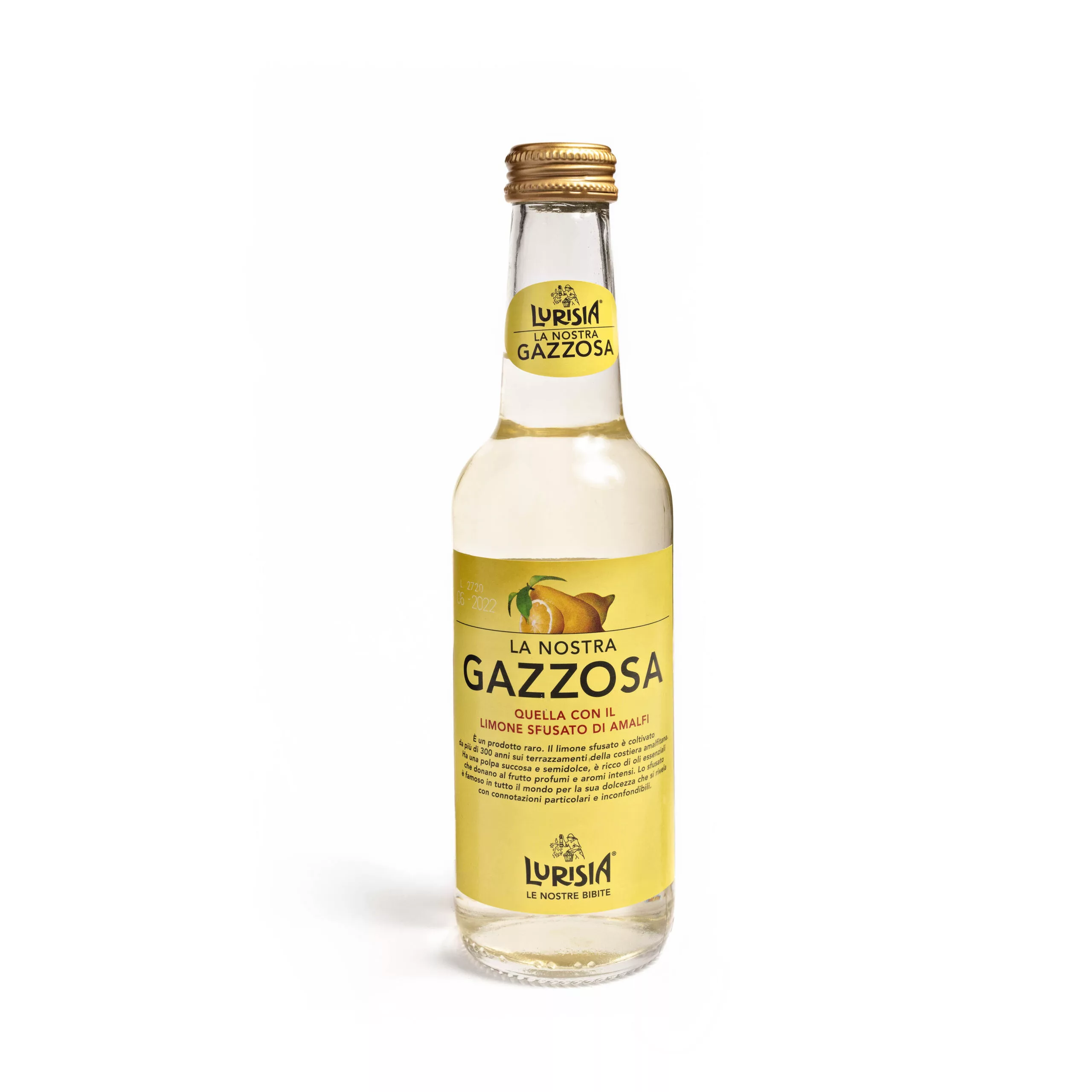 Ercoli 1928 gazzosa 275 ml al limone sfusato Amalfi