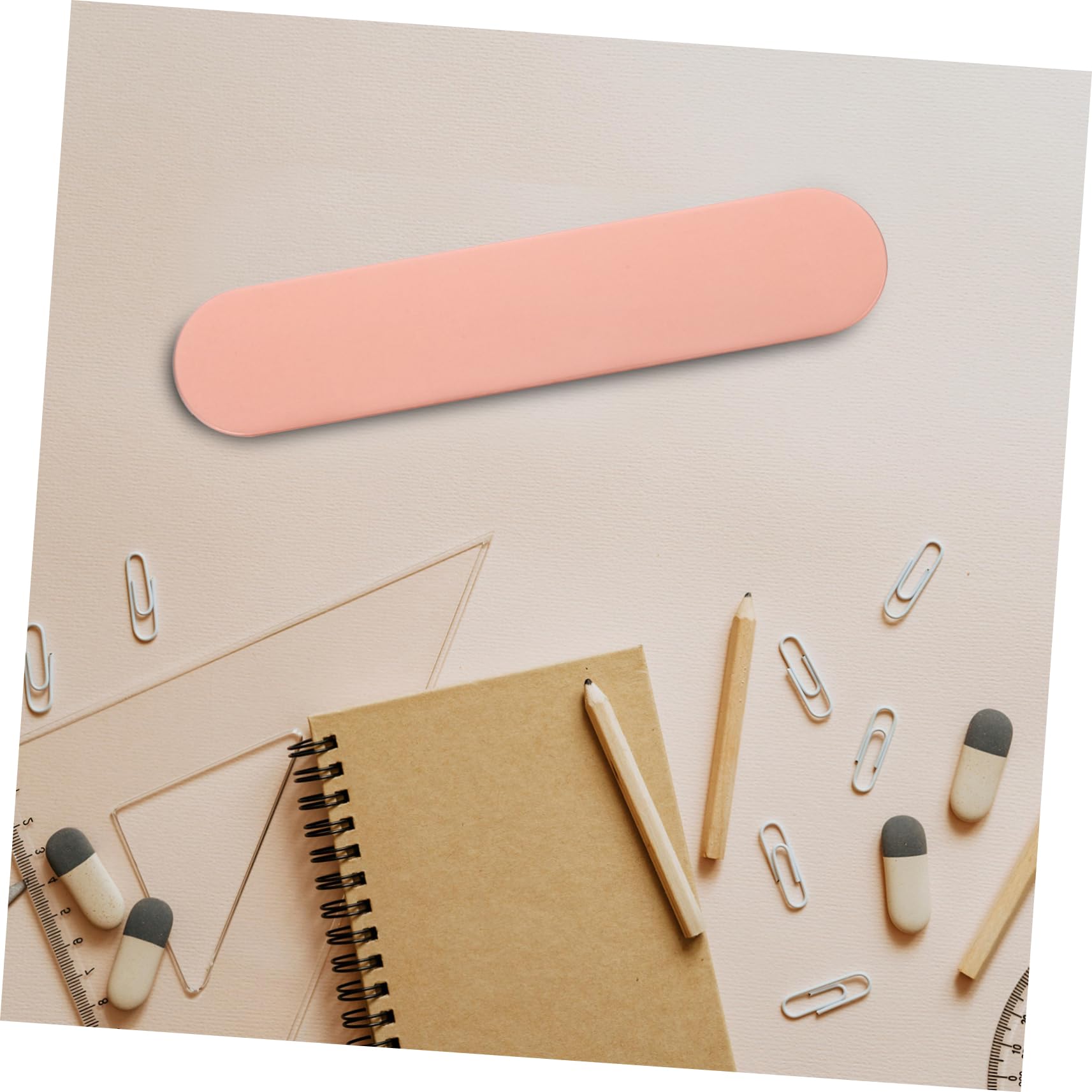 DOITOOL Astuccio in Ferro Oro Rosa 17,8 cm con Coperchio