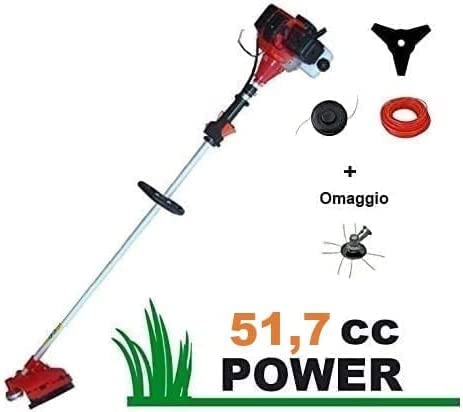 GrecoShop decespugliatore a scoppio 51,7cc con accessori 430mm