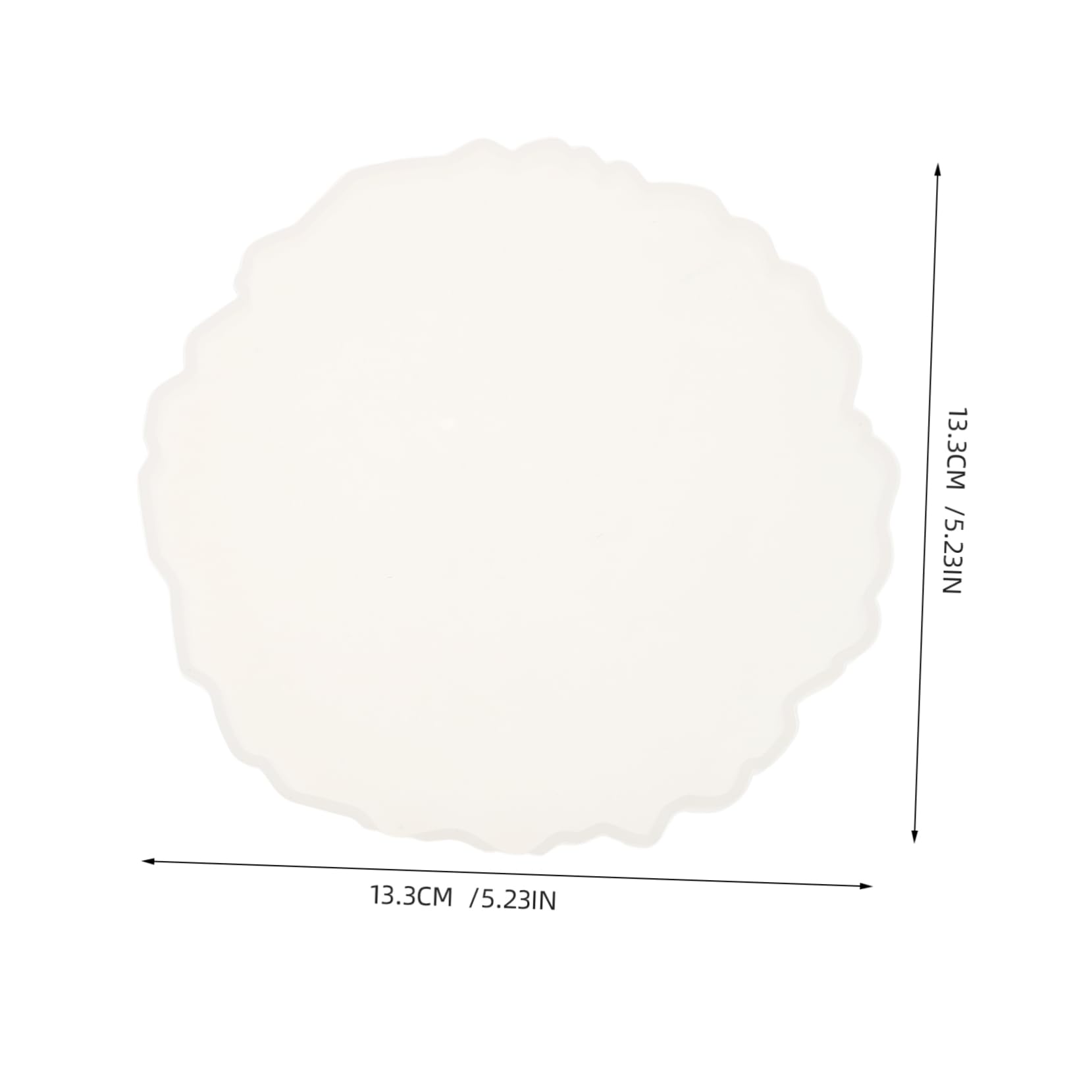 DOITOOL Stampo Silicone Sottobicchieri Resina 6pz 13,3 cm