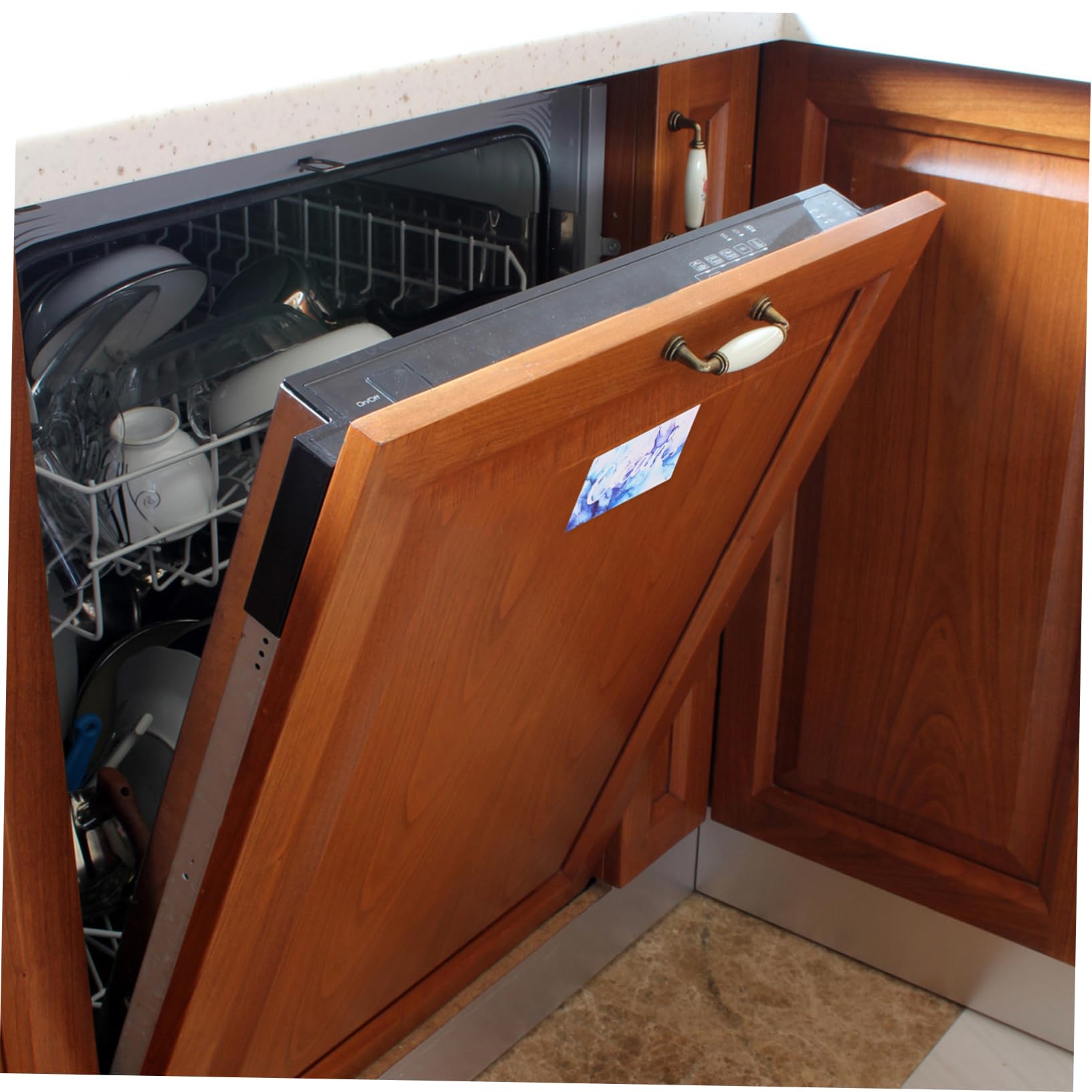 DOITOOL Magnete Lavastoviglie Pulito Sporco Blu PVC