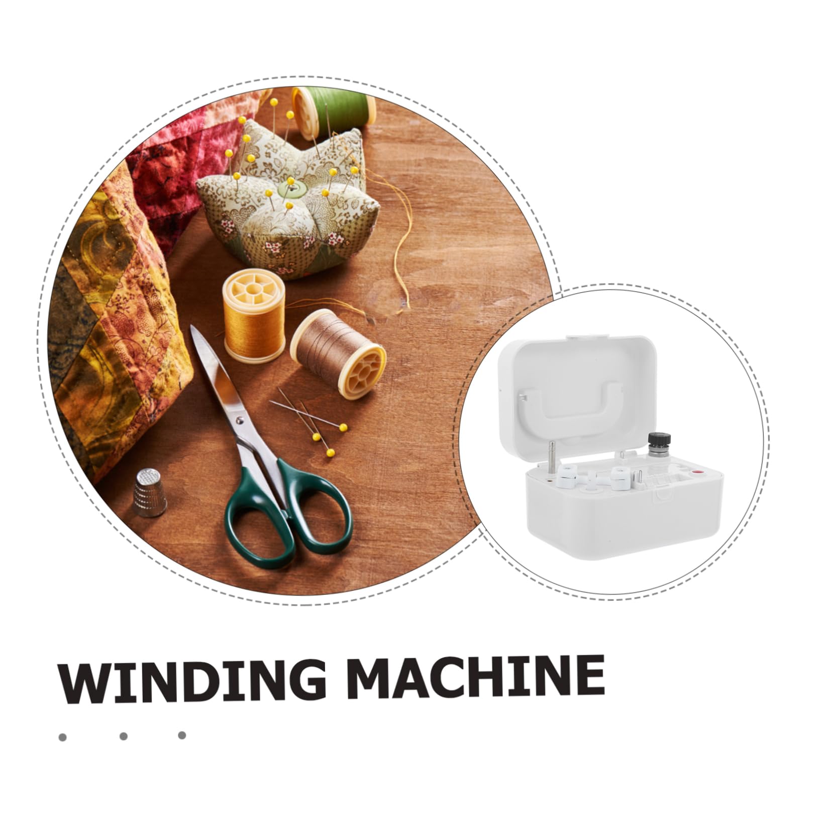 DOITOOL Avvolgibobine Elettrico Automatico Bianco USB