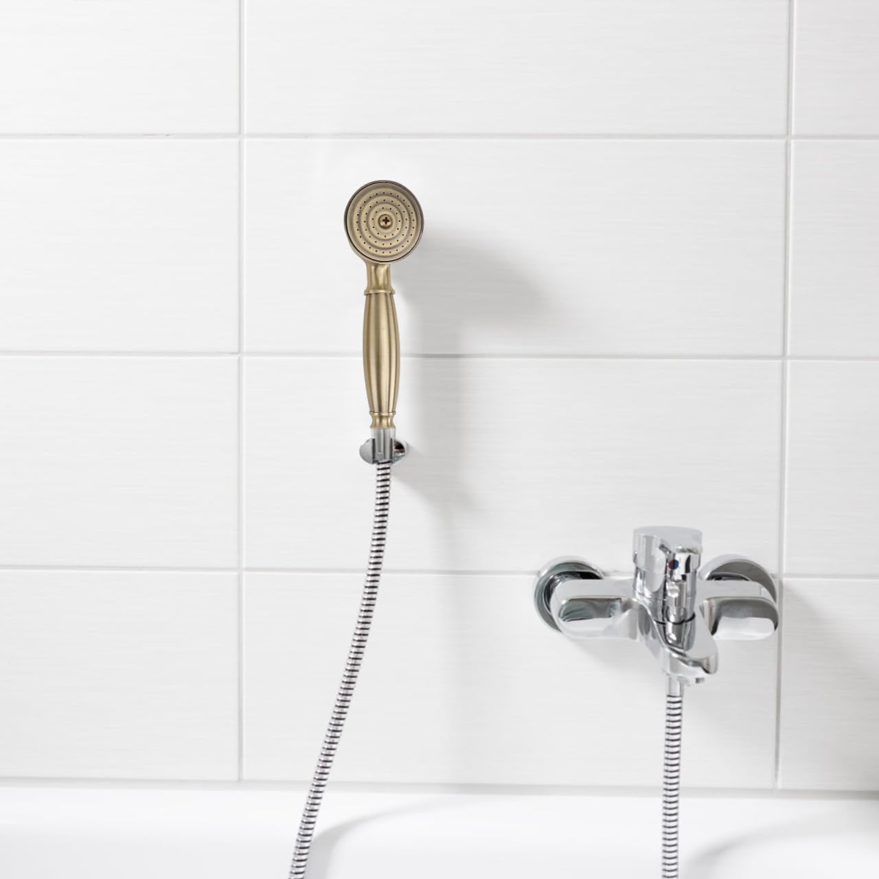 DOITOOL Soffione Doccia Retrò Ottone Bronzo Antigoccia