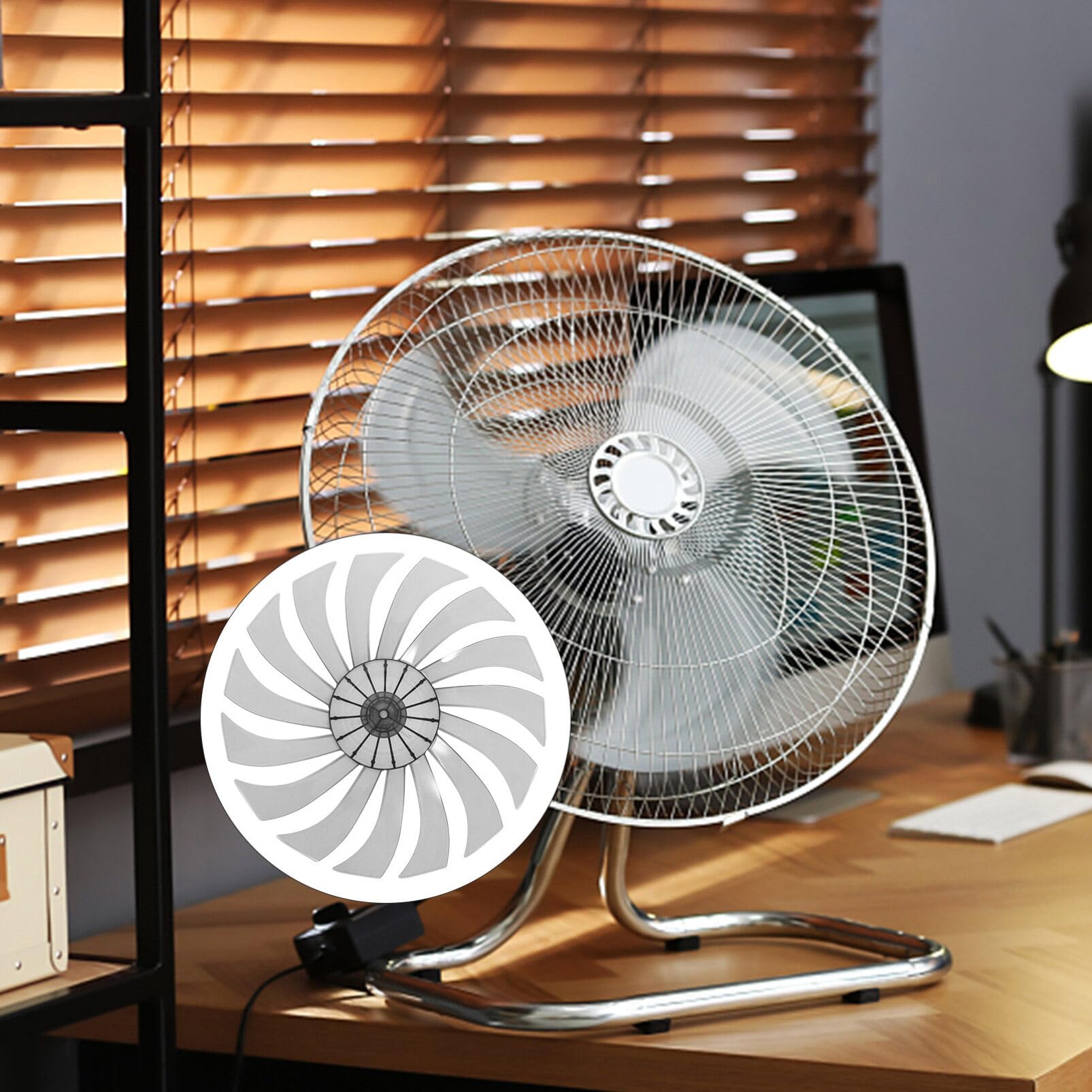 DOITOOL Elica Ricambio Ventilatore 14 Pollici 15 Pale Plastica
