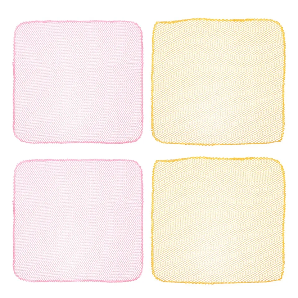 Doitool Strofinacci Cucina Microfibra 4 Pezzi Rete Assorbenti