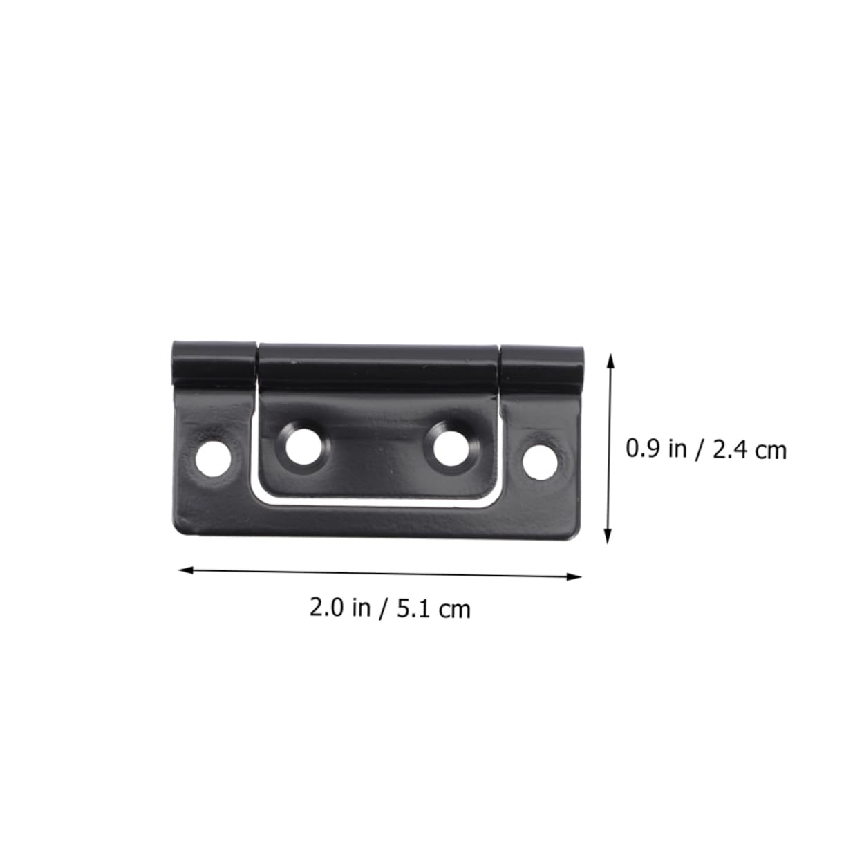 DOITOOL Cerniera Ferro Nera Vintage 5,1 cm 12 Pezzi
