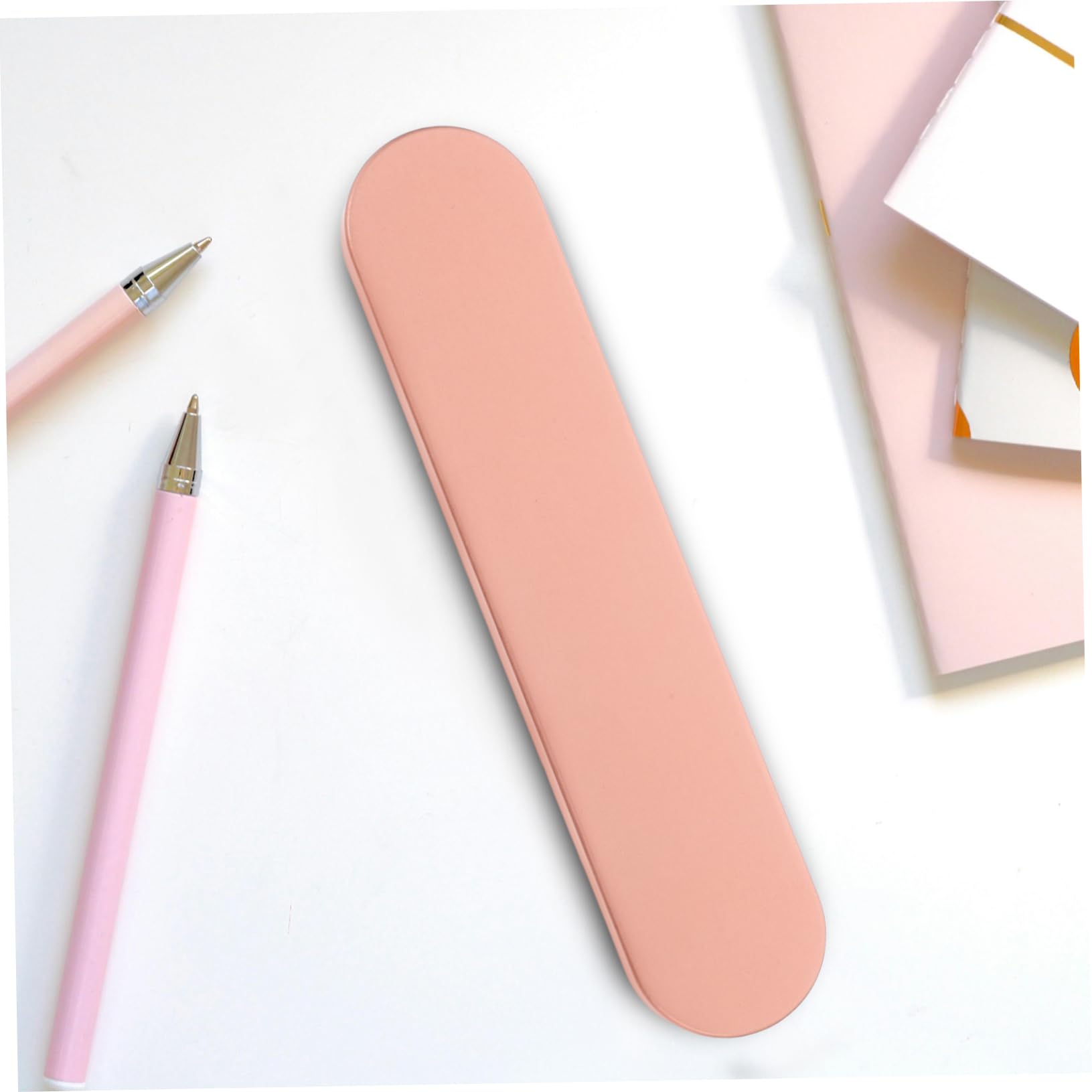 DOITOOL Astuccio in Ferro Oro Rosa 17,8 cm con Coperchio