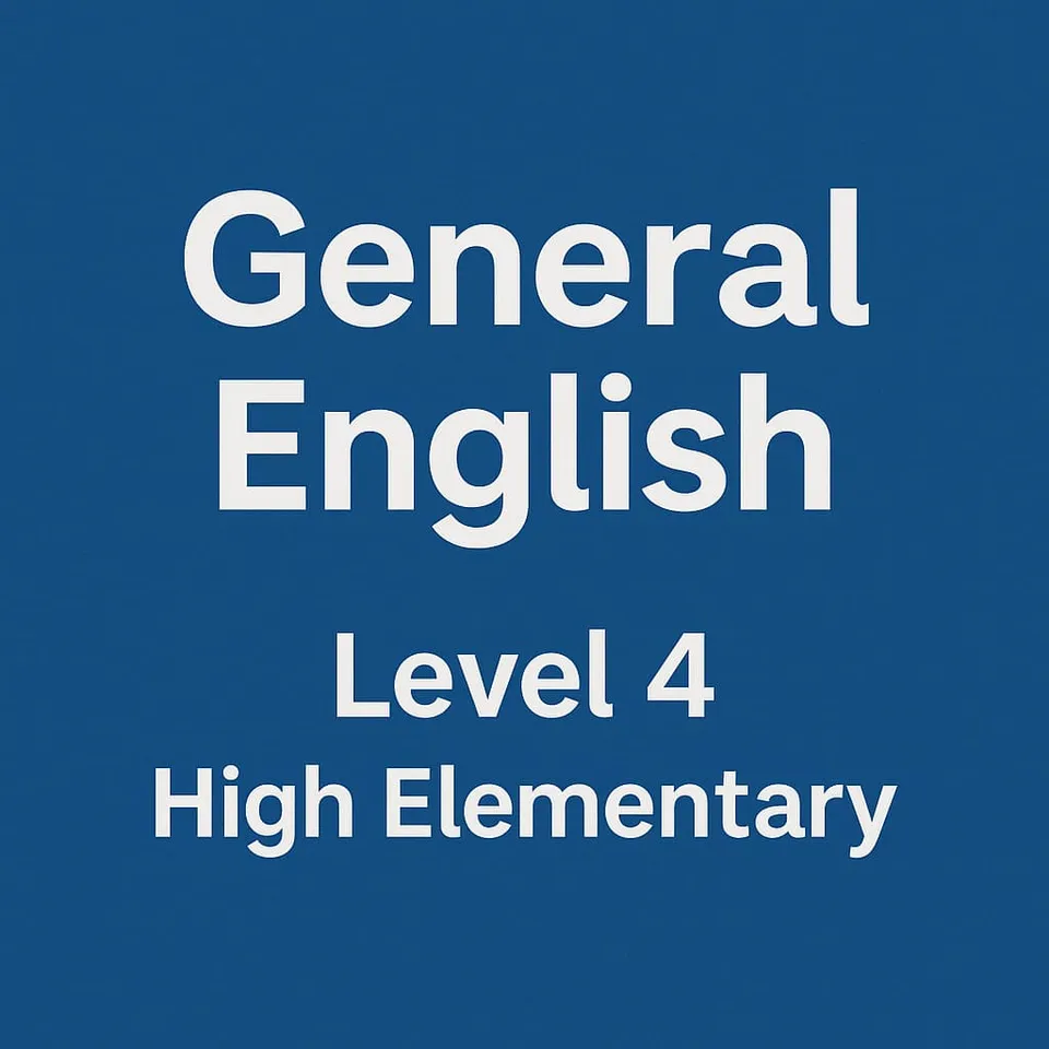 Adifer General English Level 4 High elementary corso online