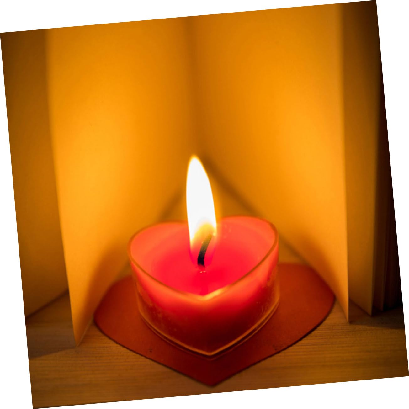 DOITOOL Portacandele Cuore Alluminio 10 Pezzi Tealight