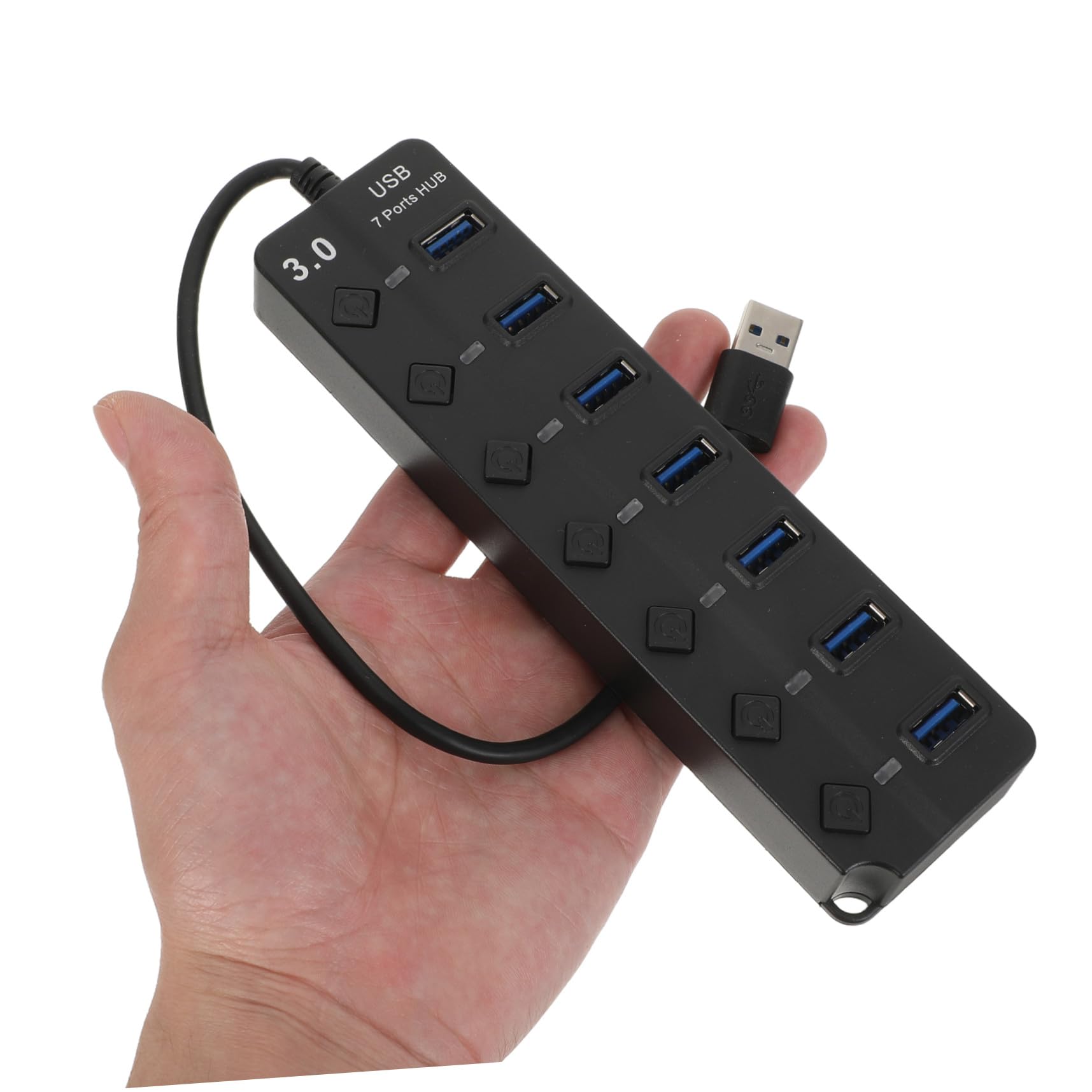 DOITOOL hub USB 7 porte nero cavo 30 cm 5 Gbps
