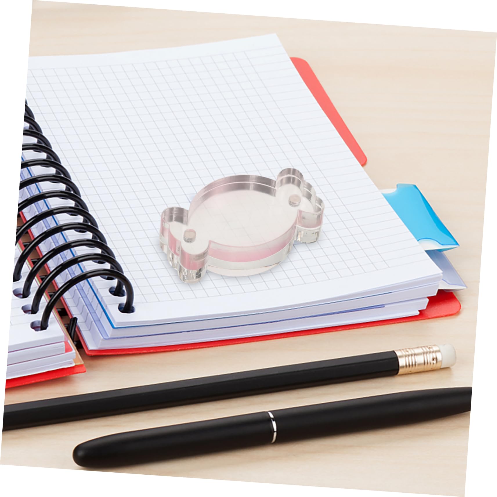 DOITOOL Espositore Magnetico Carte Acrilico Rosa 4 Pezzi