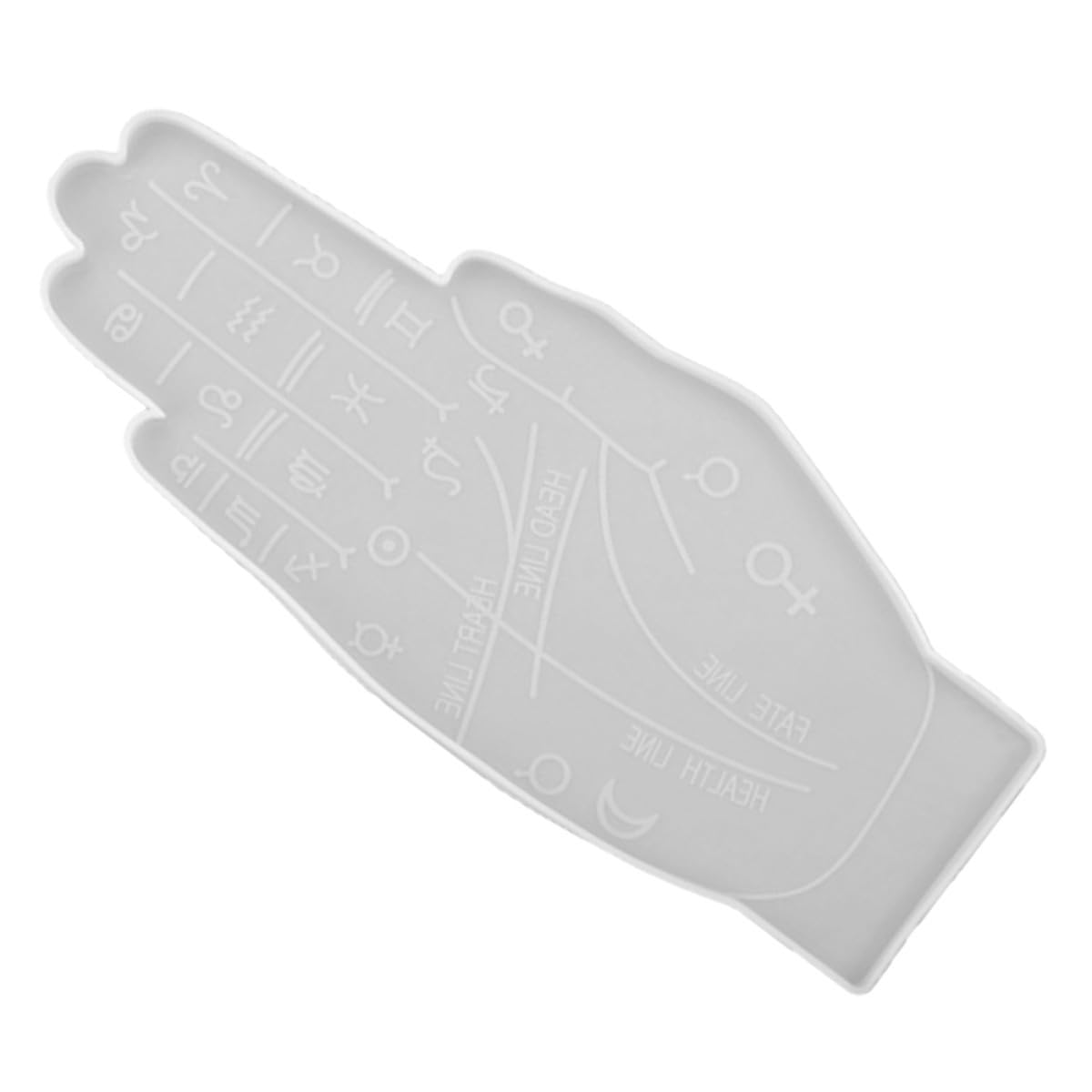 DOITOOL Stampo Silicone Mano Sottobicchieri Resina 1 Pezzo