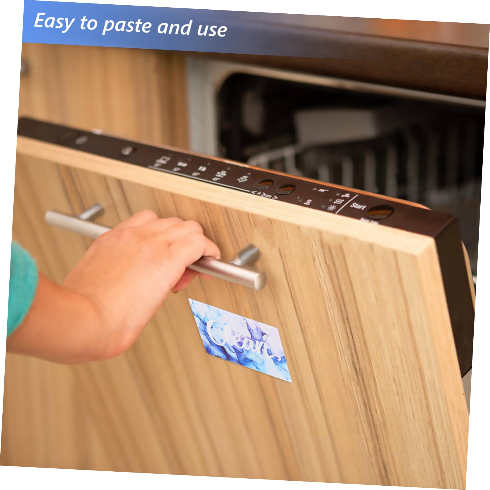 DOITOOL Magnete Lavastoviglie Pulito Sporco Blu PVC