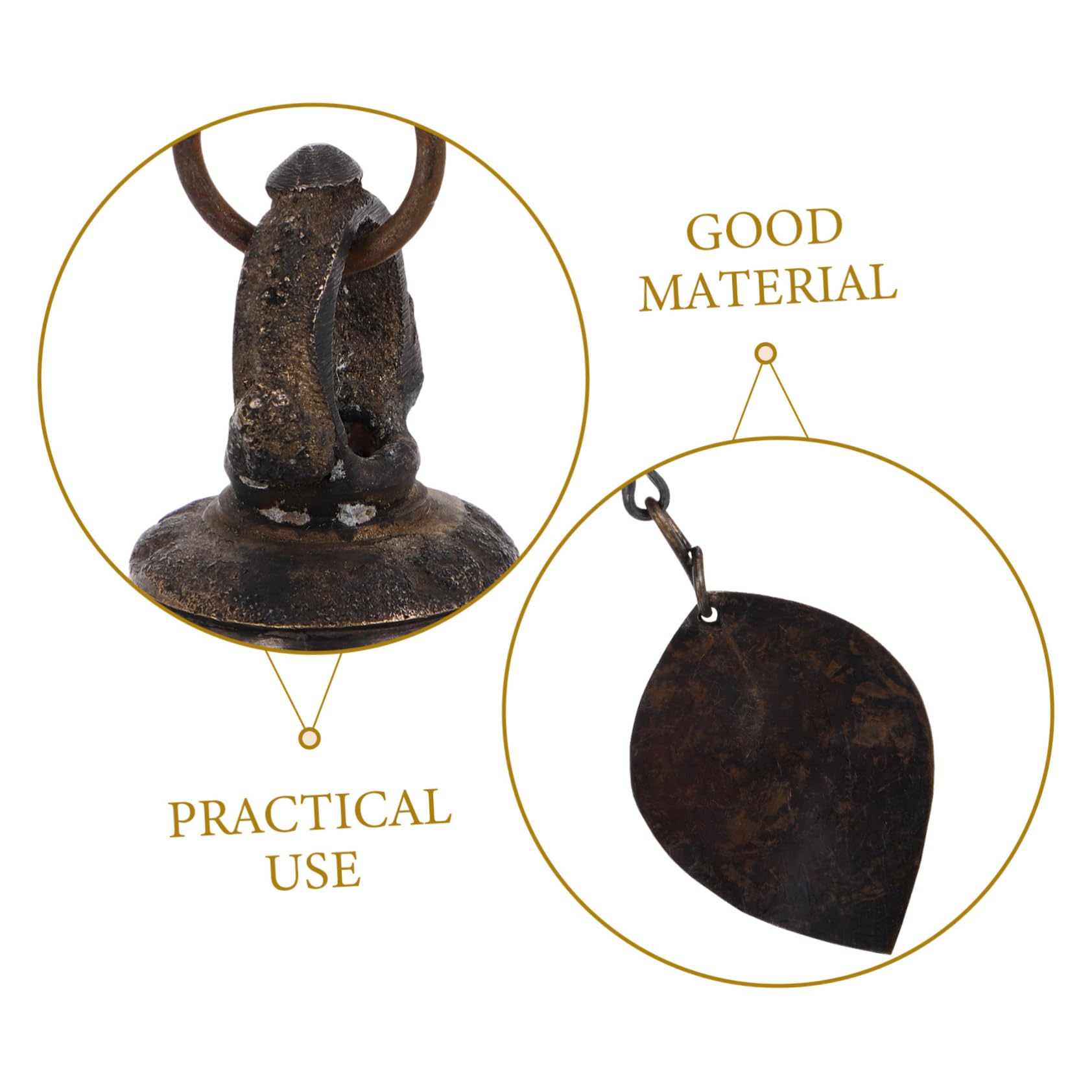 DOITOOL Campanello a Vento Metallo Vintage Feng Shui