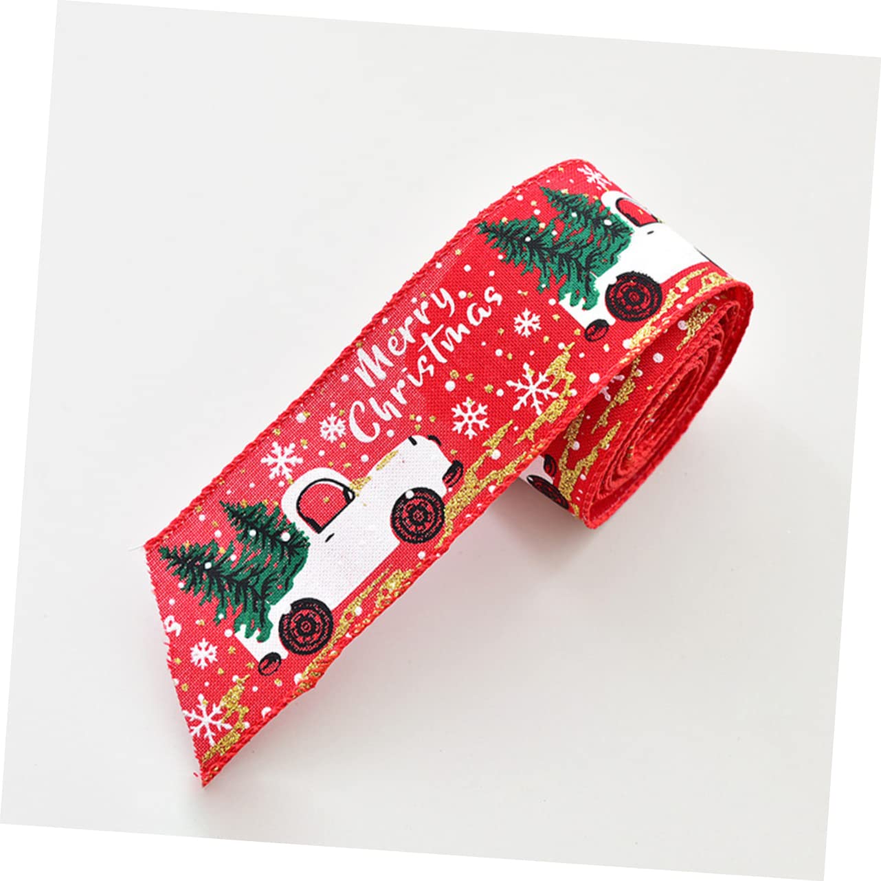 DOITOOL Nastro Raso Natalizio 3 Rotoli x 2 m Decorazione Albero