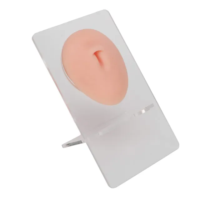 Saluaqui Kit Piercing Ombelico Silicone Pelle Chiara con Base