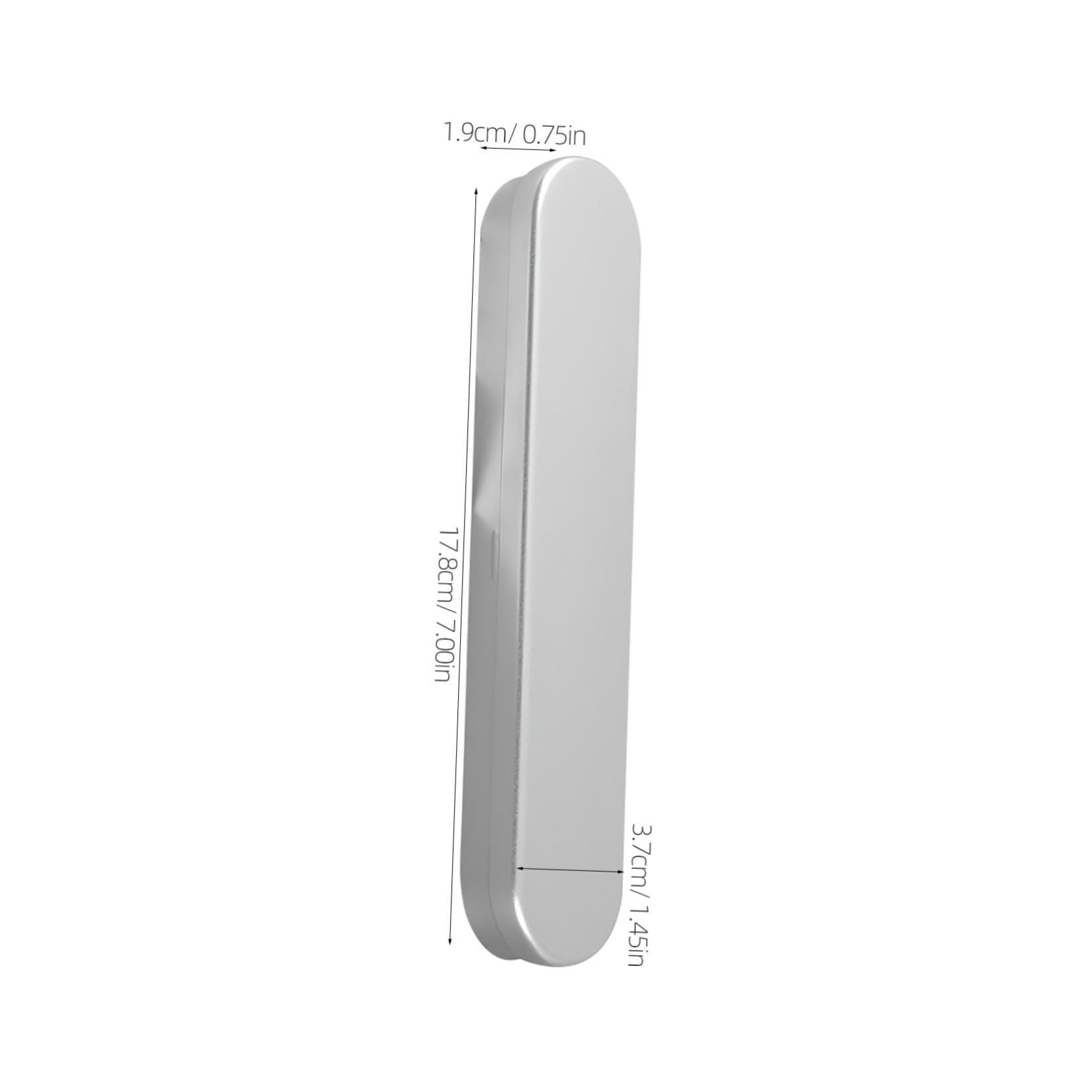DOITOOL Scatole Penne Metallo Argento 5 Pezzi 17,8cm