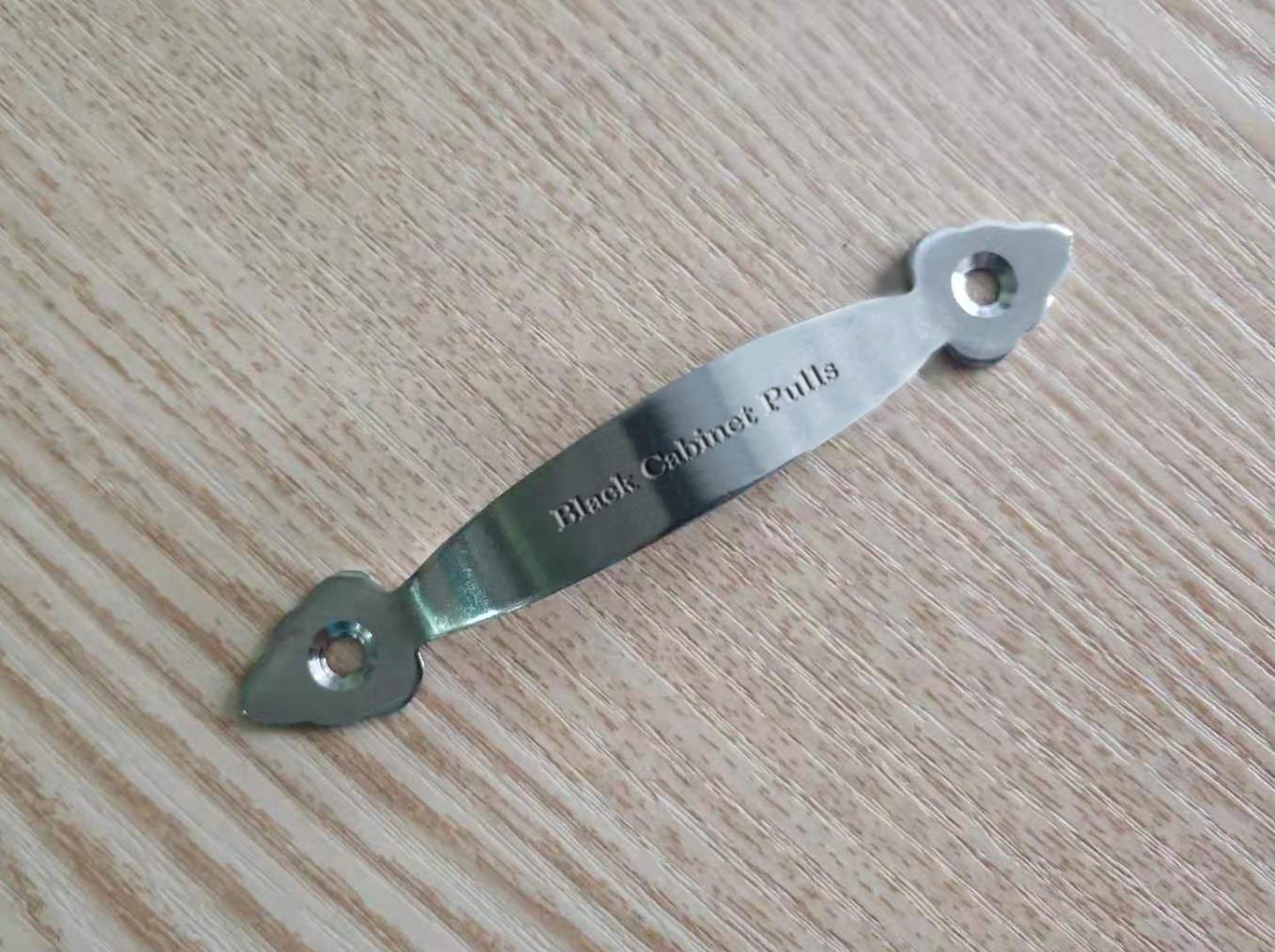 Yexati maniglia mobile acciaio inox nera spazzolata