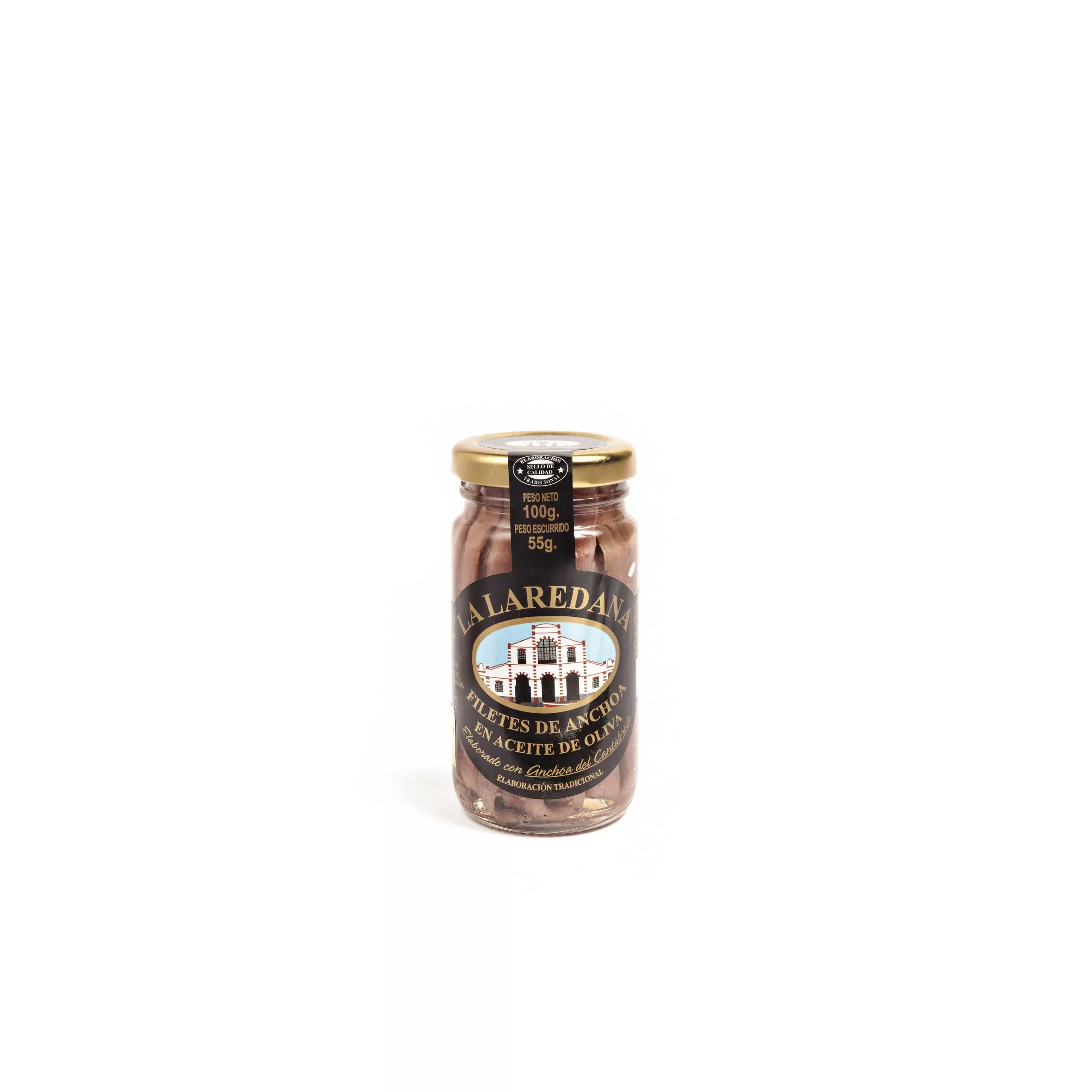 La Laredana Alici del Cantabrico filetti 100 gr in vetro