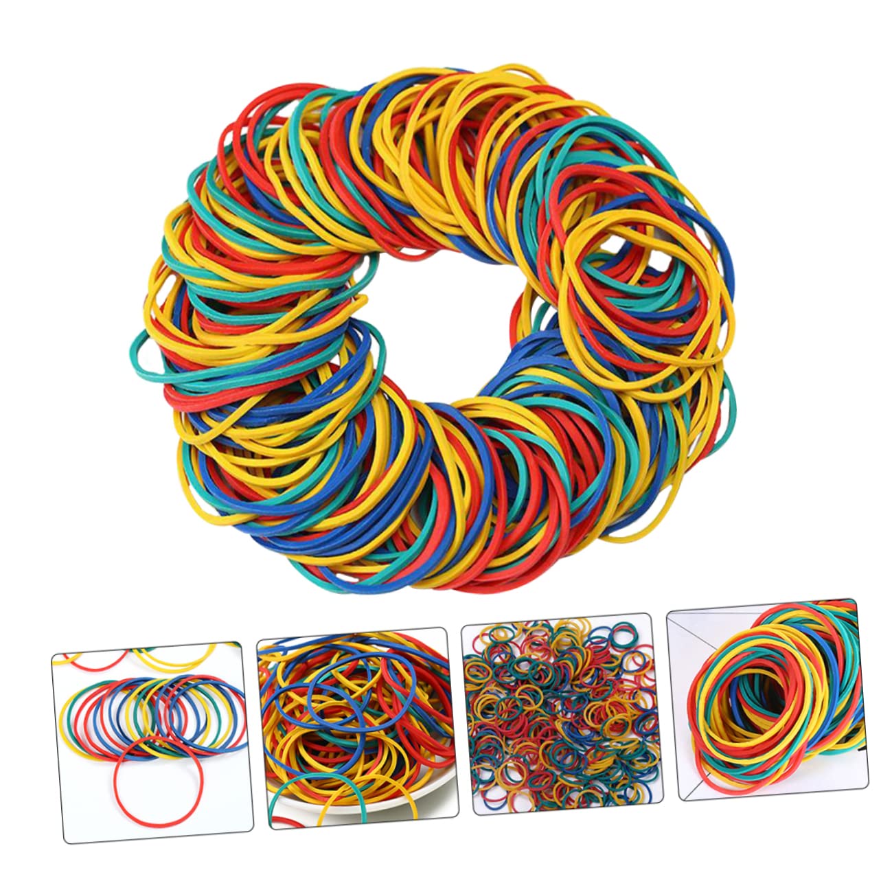 DOITOOL Elastici Colorati Gomma Ufficio Set Multiuso