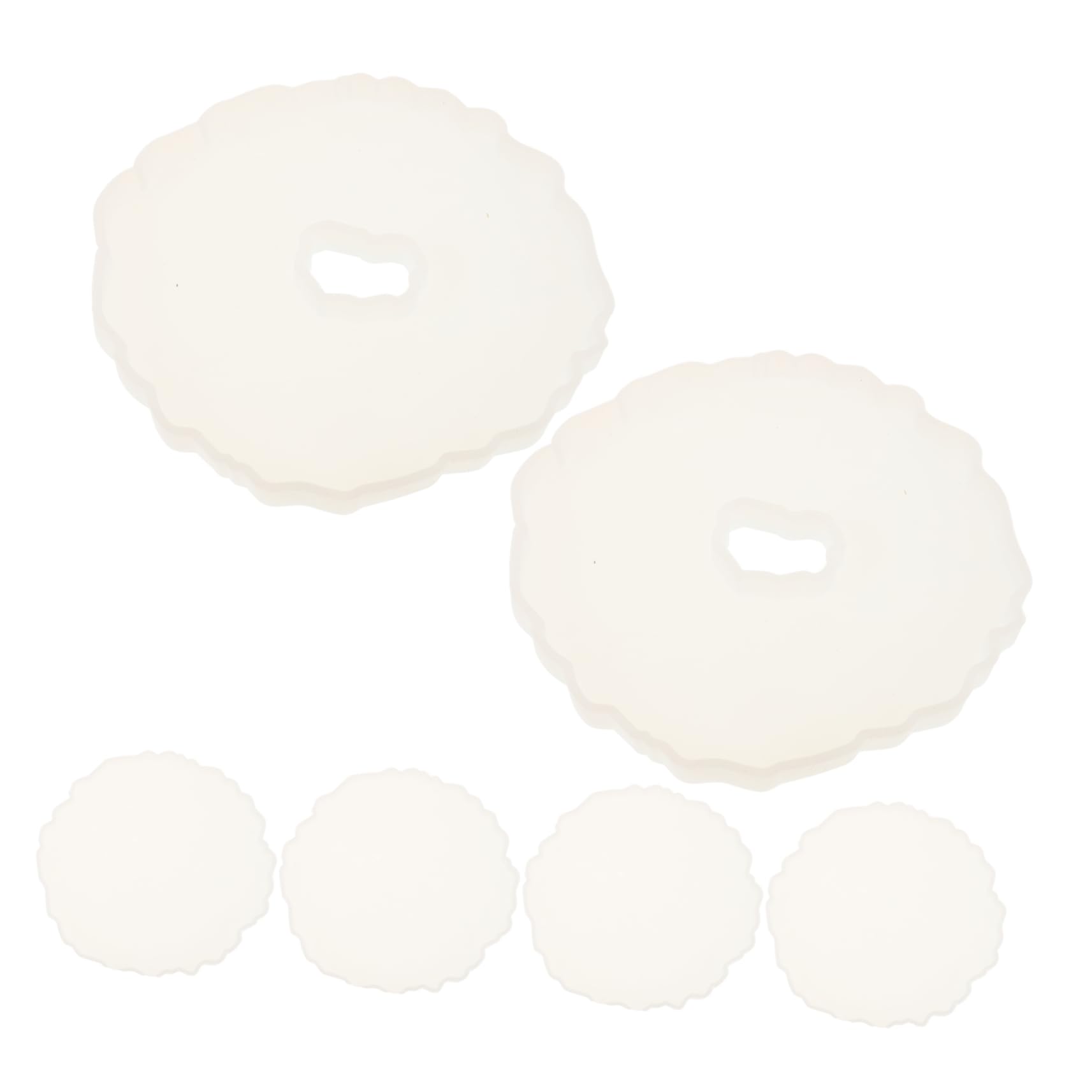 DOITOOL Stampo Silicone Sottobicchieri Resina 6pz 13,3 cm