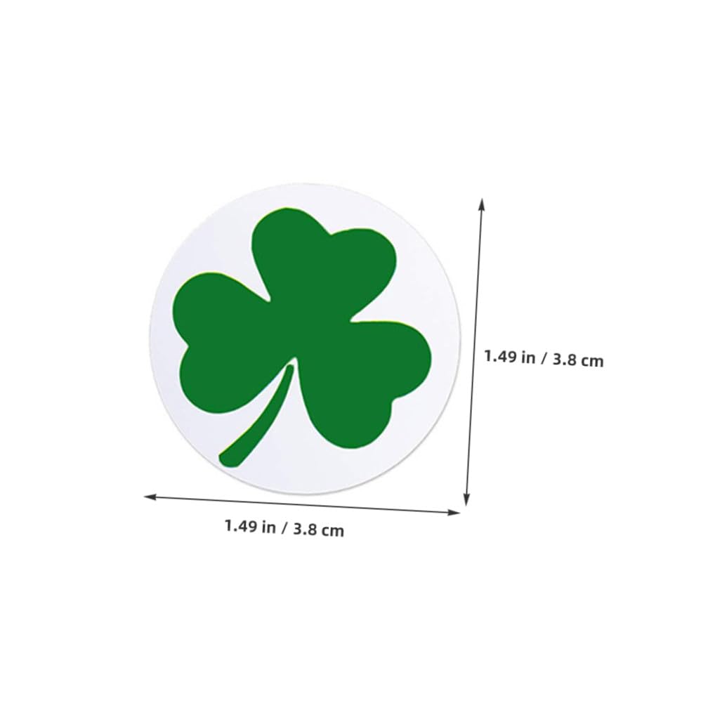 DOITOOL Adesivi Trifoglio San Patrizio 3 Rotoli