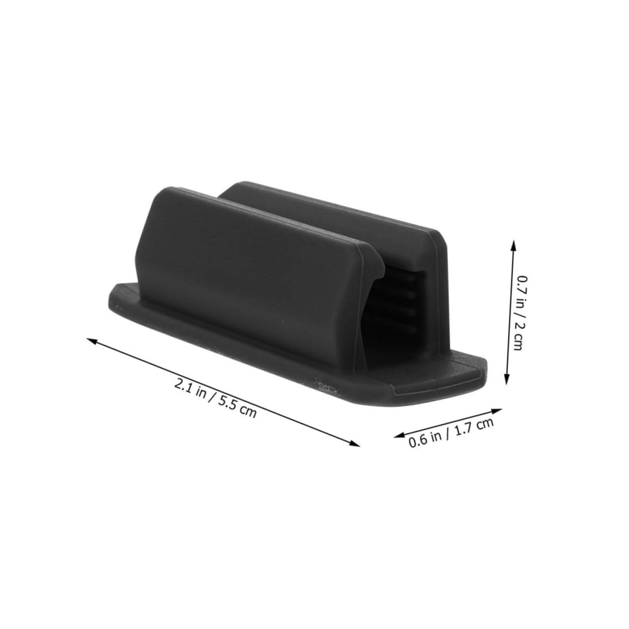 DOITOOL portapenne adesivo silicone nero 20 pezzi