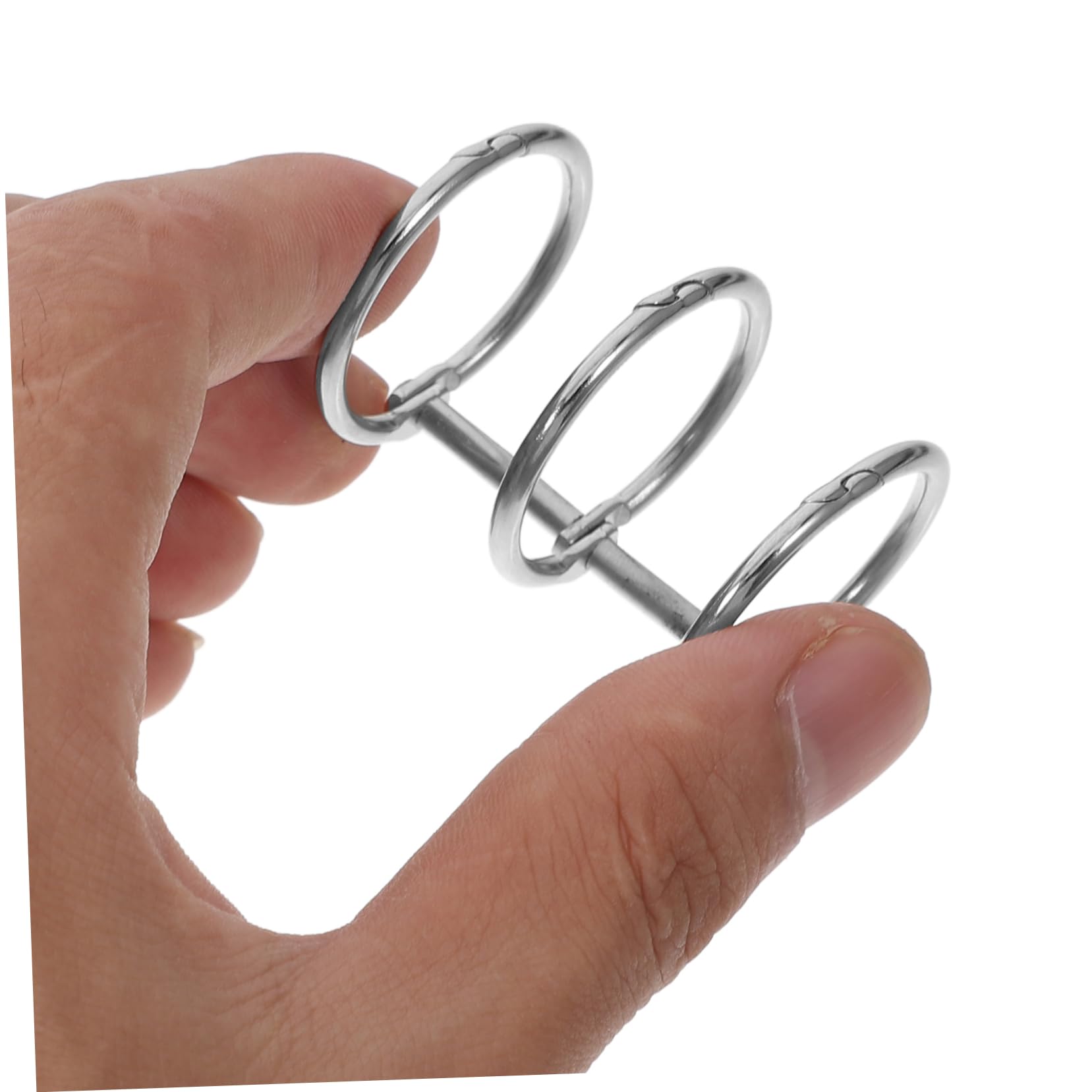 DOITOOL Anelli Raccoglitore Ferro 10pz 4x2,5 cm Argento