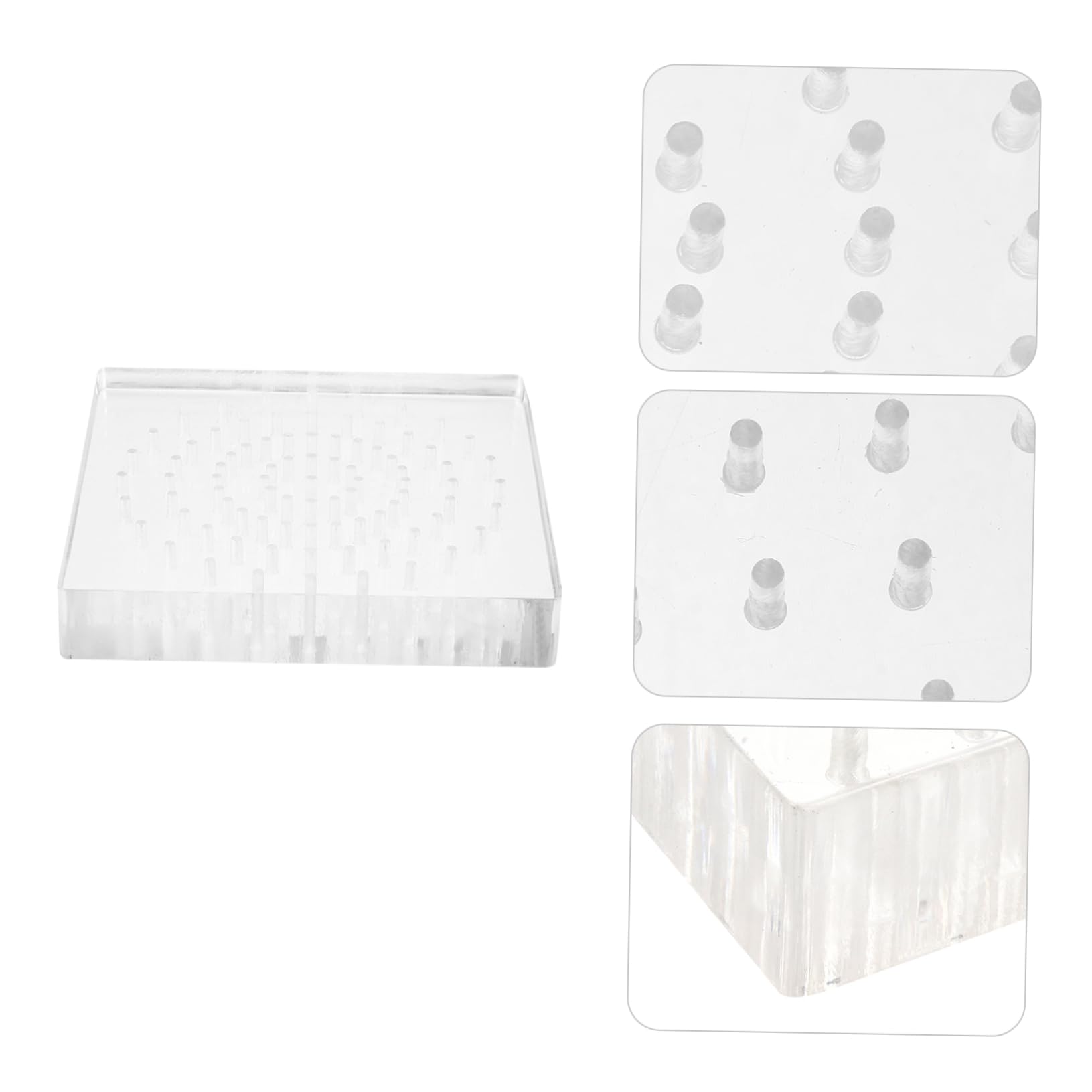 DOITOOL Base Acrilica Espositore Figure 10x10 cm Trasparente