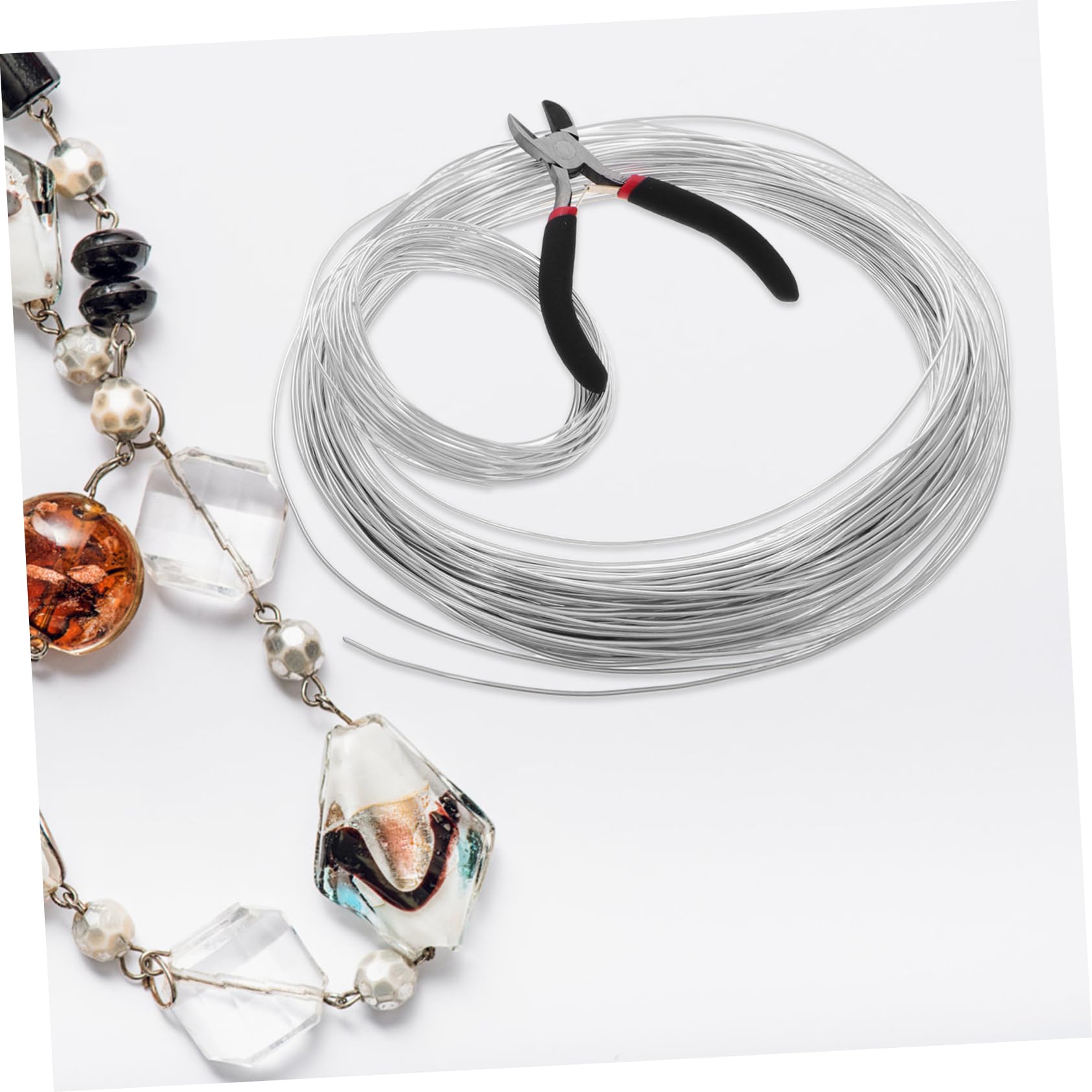 DOITOOL Filo Alluminio Argento 1,5 mm 50 m + 1 mm 10 m