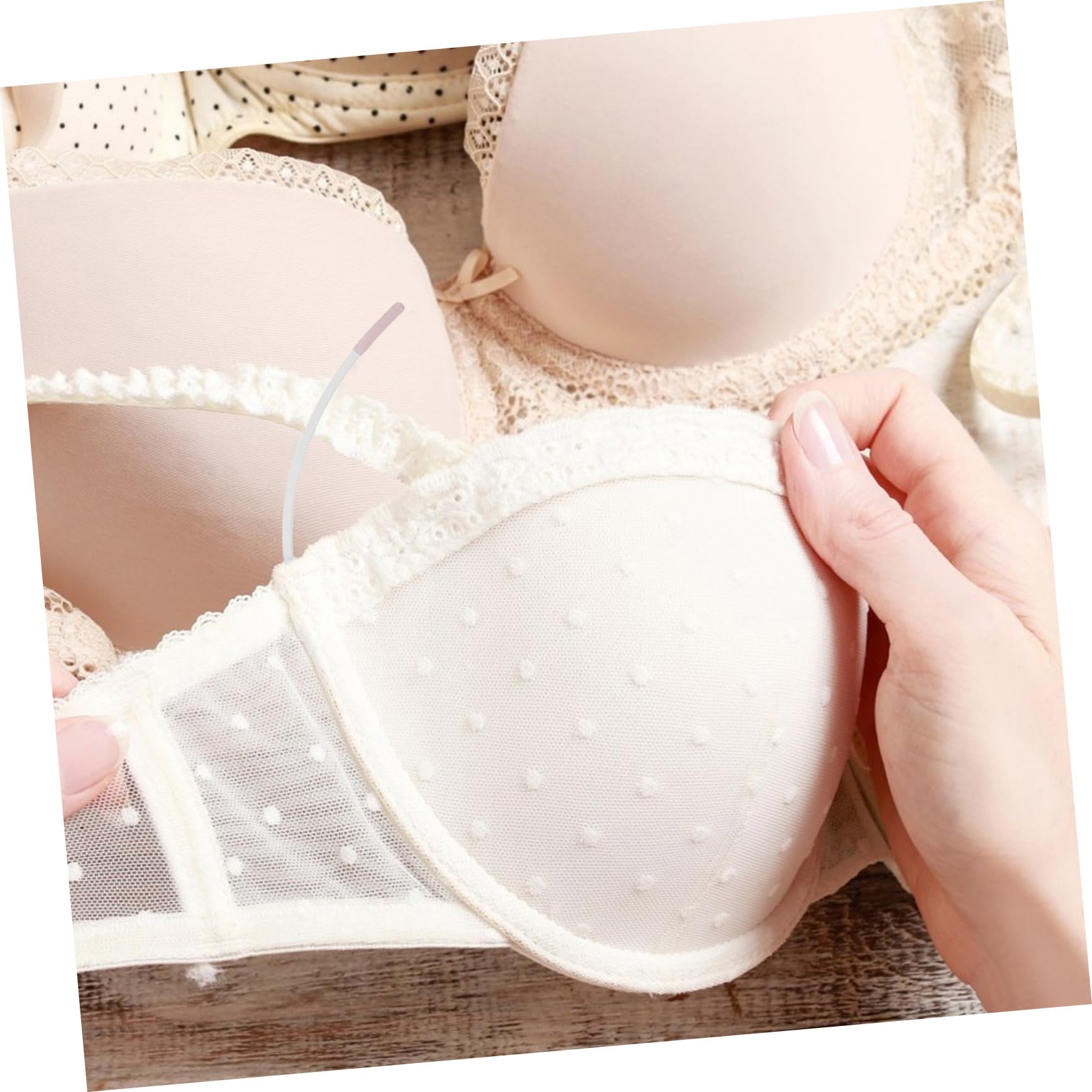 DOITOOL Ferretti Reggiseno Metallo Argento 10 Paia 11,5 cm