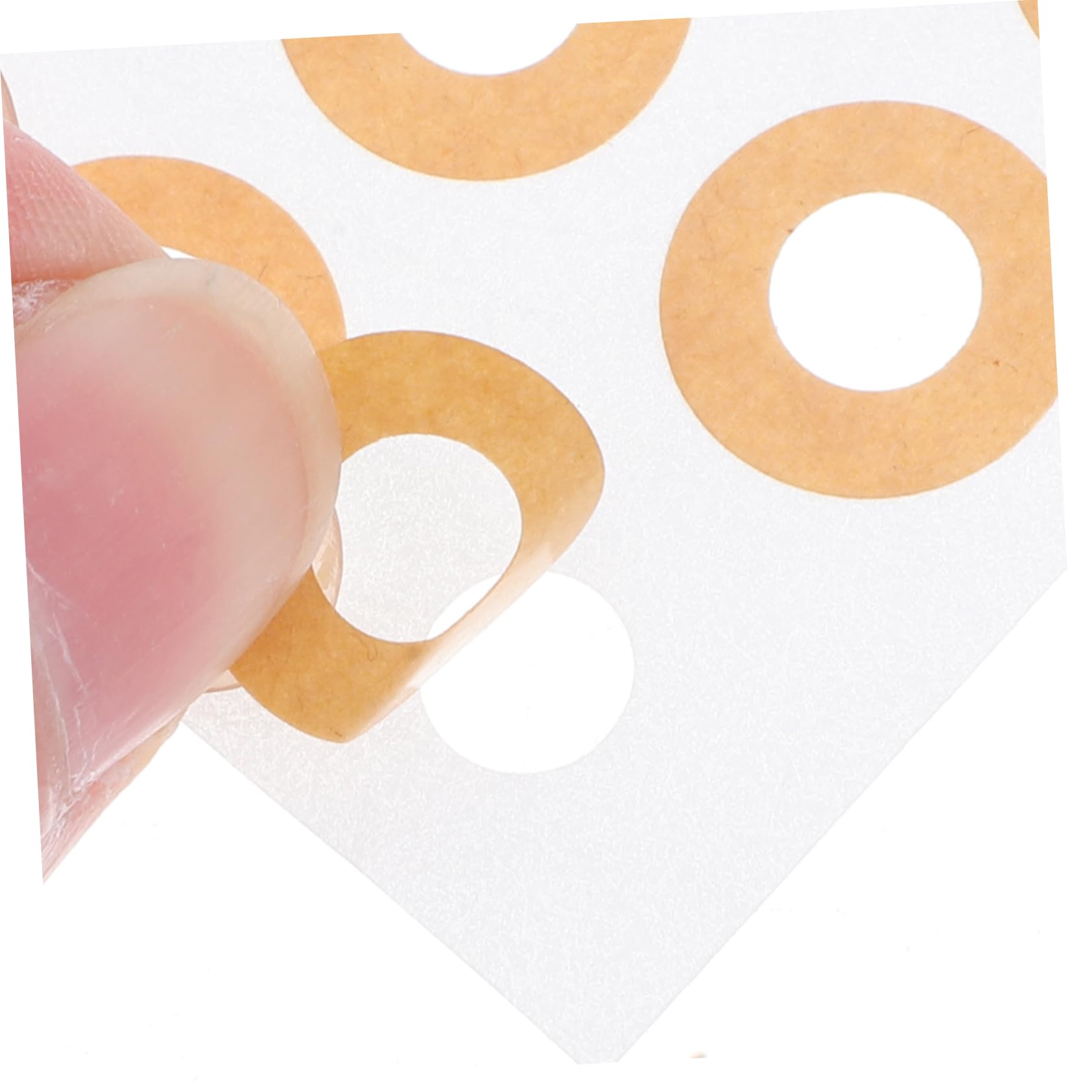 DOITOOL Adesivi Rinforzo Fori Carta 100 Fogli per Raccoglitori