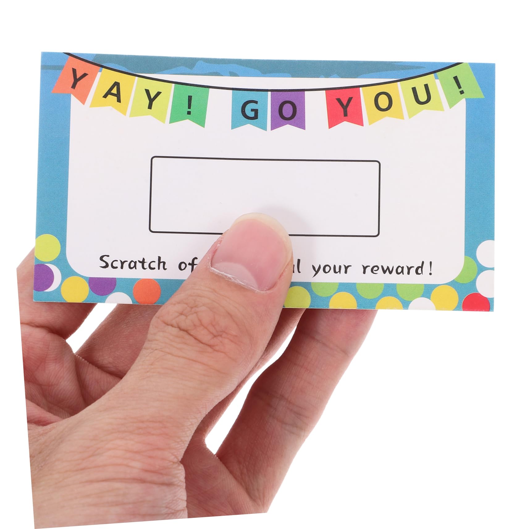 DOITOOL Carte Gratta e Vinci Personalizzabili 100 Pezzi