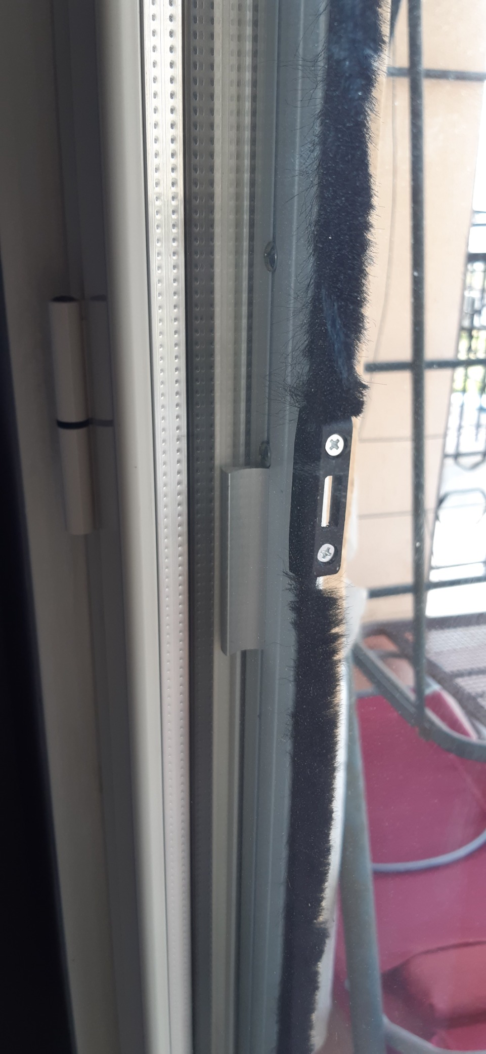 GrecoShop zanzariera a rullo 150x250 porta bianca alluminio