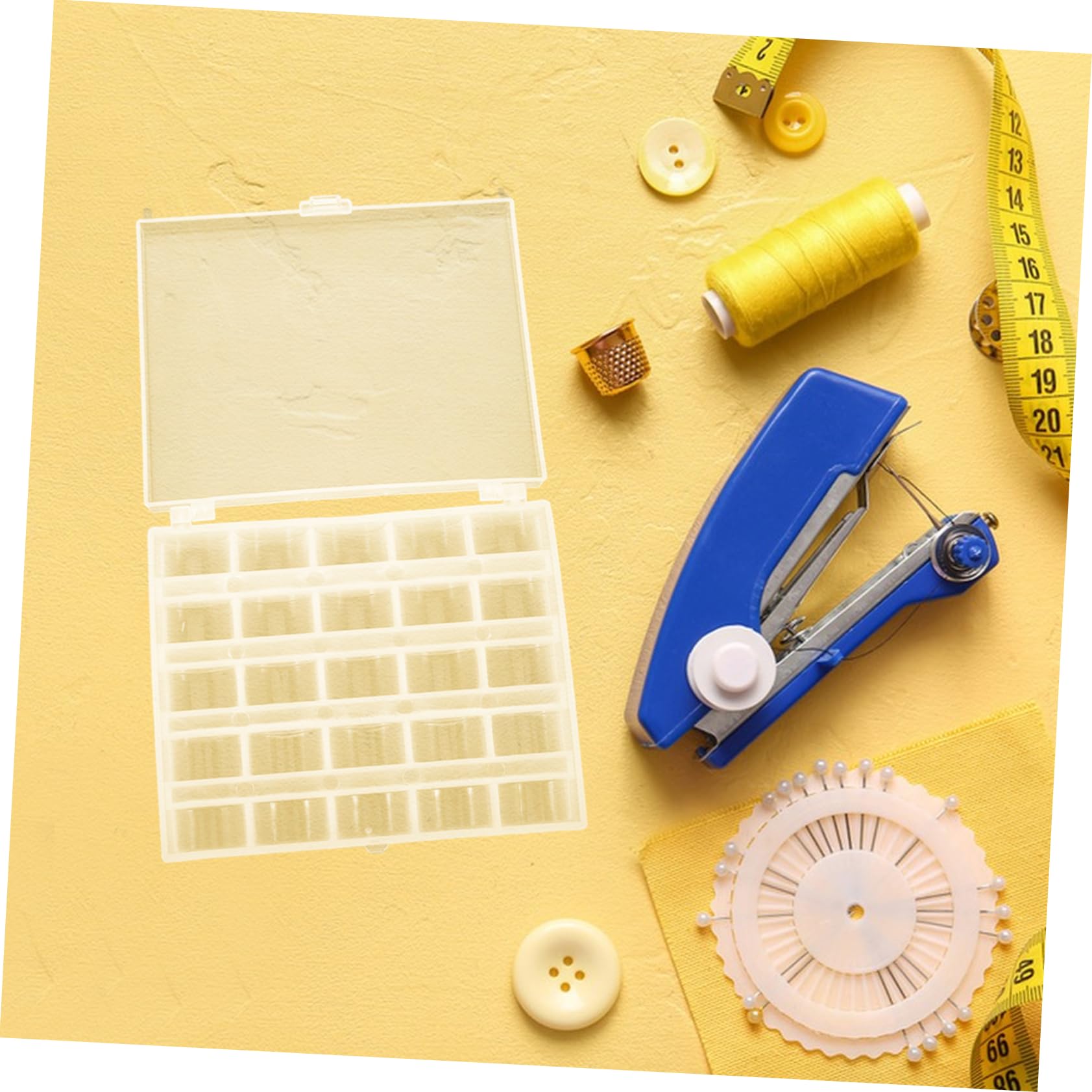 DOITOOL Scatole Porta Bobine Plastica 25 Scomparti 2 Pezzi
