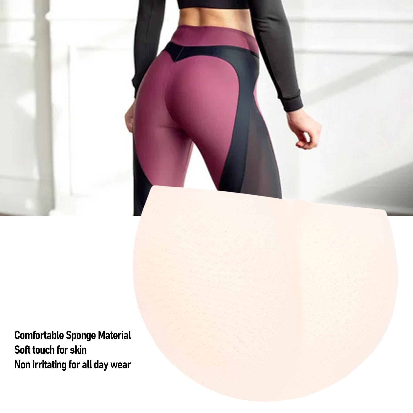 Saluaqui Inserti Glutei in Spugna Donna M 2 Pezzi