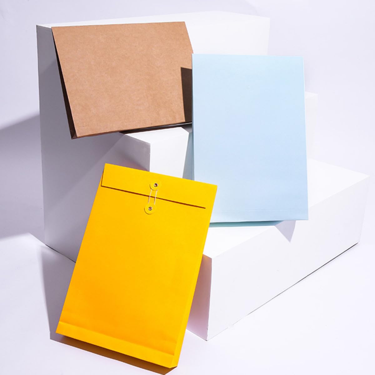DOITOOL Portadocumenti Carta A4 Marrone 6 Pezzi Organizer