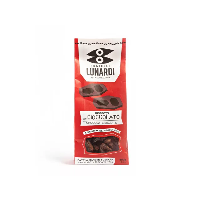 Lunardi Cantucci al Cioccolato Biscotti 400 g Cacao