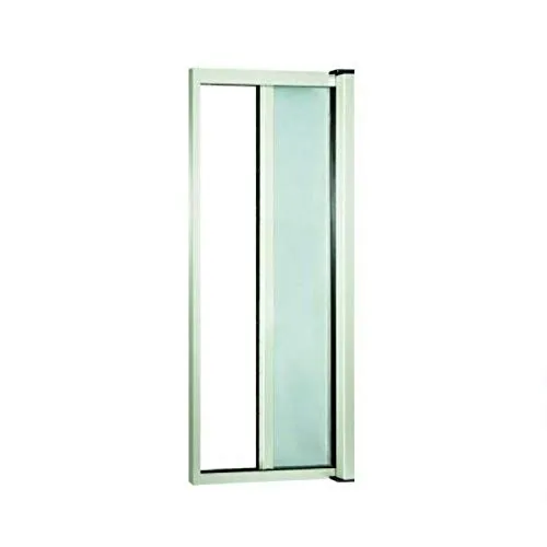 GrecoShop zanzariera a rullo 150x250 porta bianca alluminio