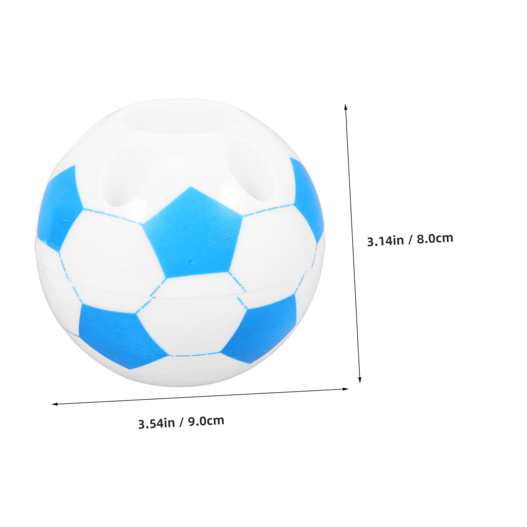 DOITOOL Portapenne Calcio Plastica Rotondo 2pz 9x8 cm