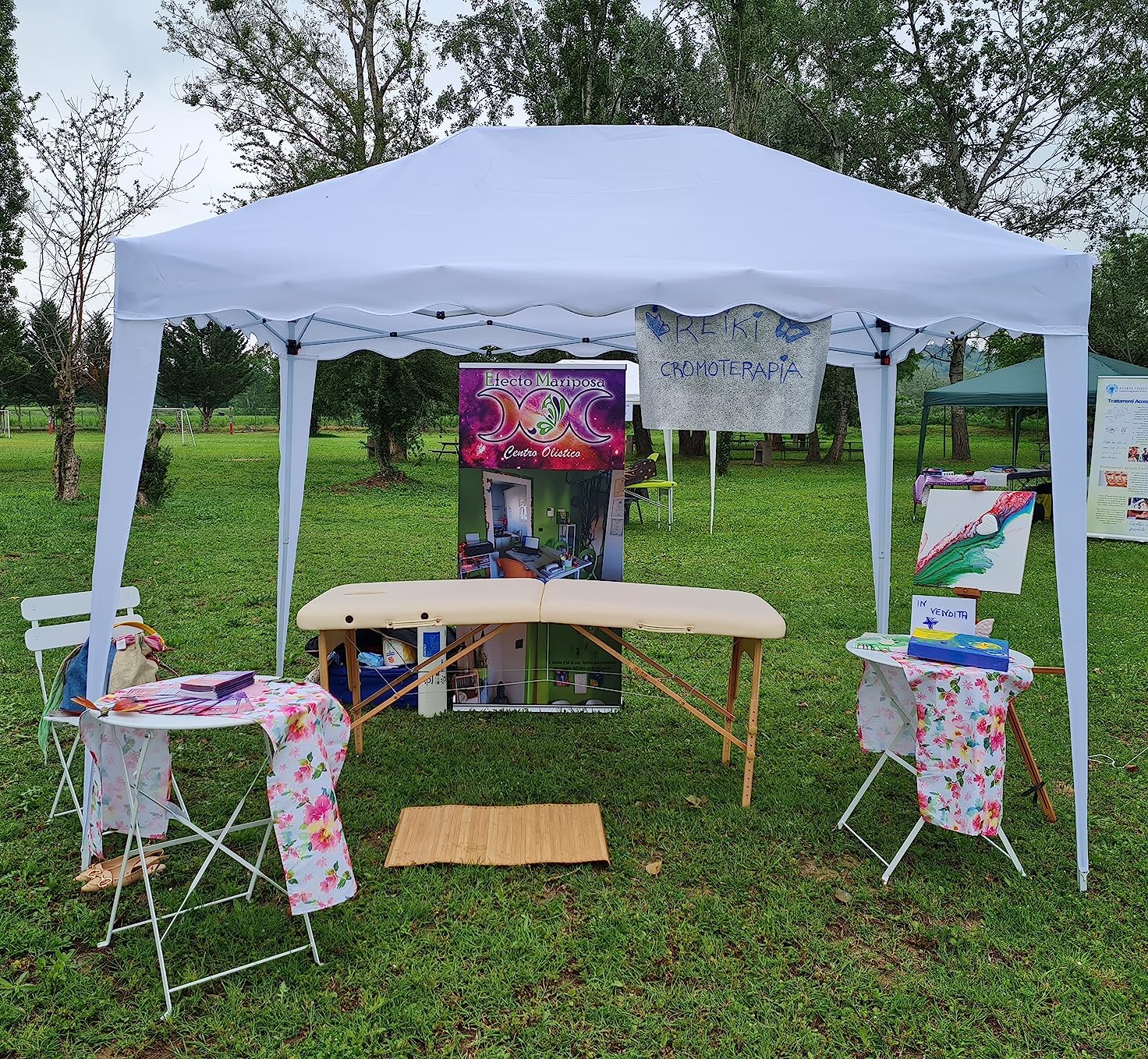 GrecoShop 5803 gazebo pieghevole impermeabile 3x2 m