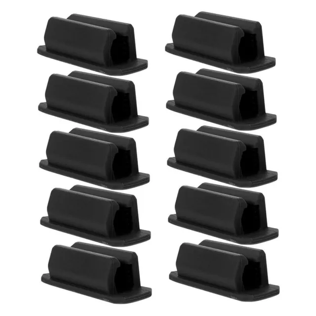DOITOOL portapenne adesivo silicone nero 20 pezzi