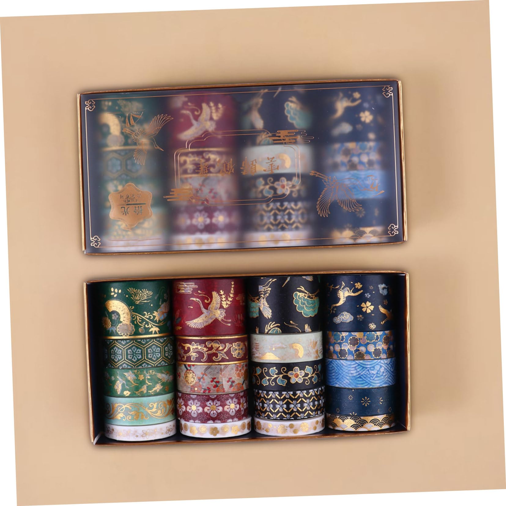 DOITOOL Nastro Washi Decorativo Bronzato Carta Set 20 Pezzi