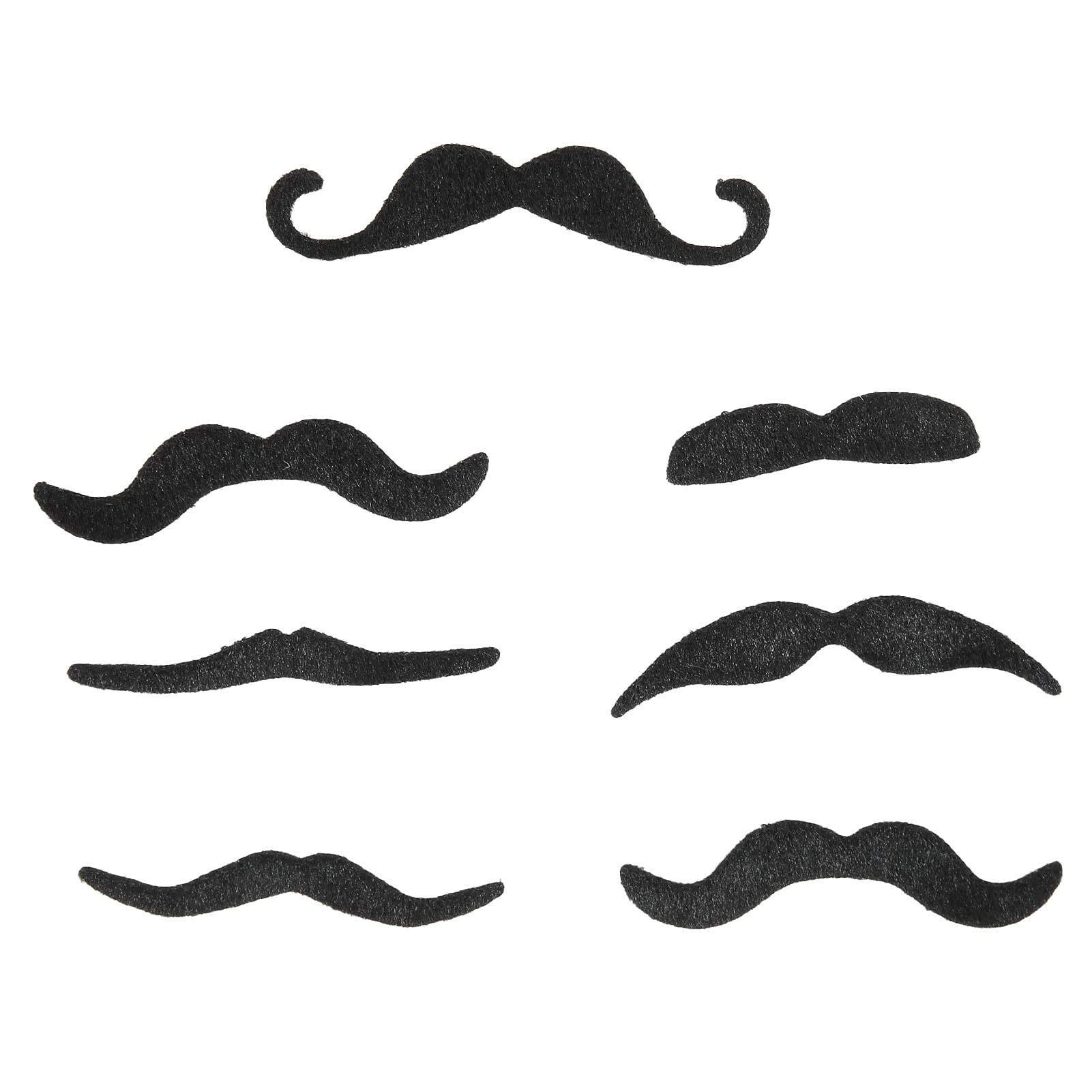 Saluaqui Baffi Finti Autoadesivi 7 Pezzi per Festa Peluria